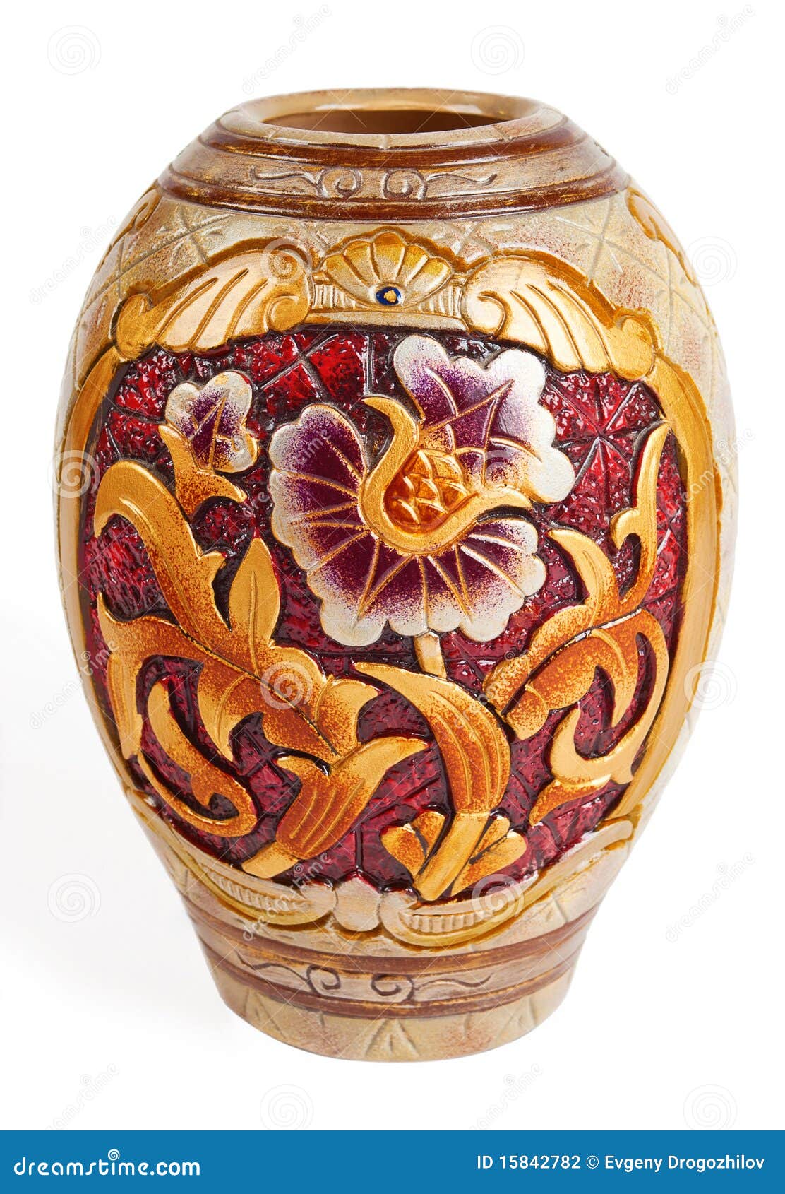 Decorative Chinese vases stock photo. Image of design 15842782