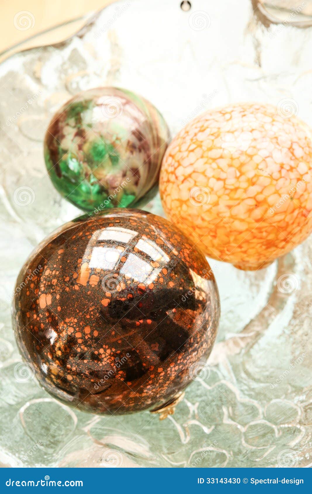 Decorative Christmas Spheres Stock Photo Image of background