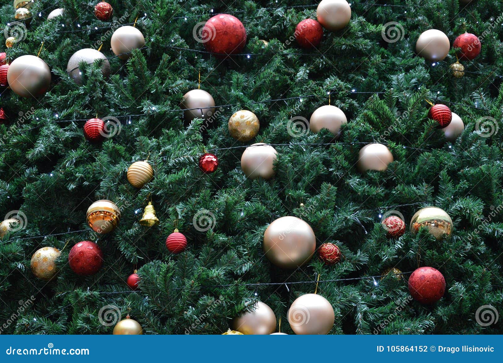 Decorative Christmas Tree for Holidays Christmas and New Year`s Stock ...