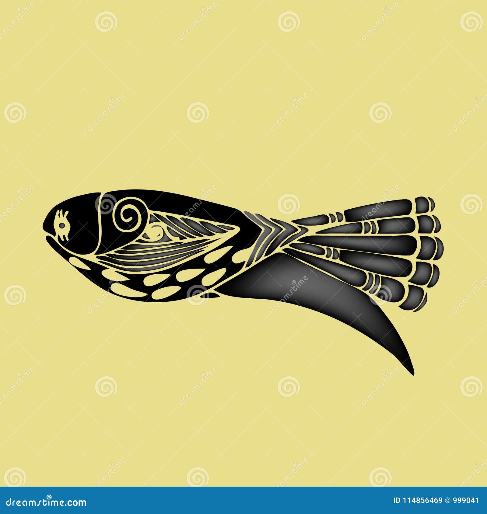 Download Decorative Colored Fish 3d Vector Illustration Eps10 Stock ...