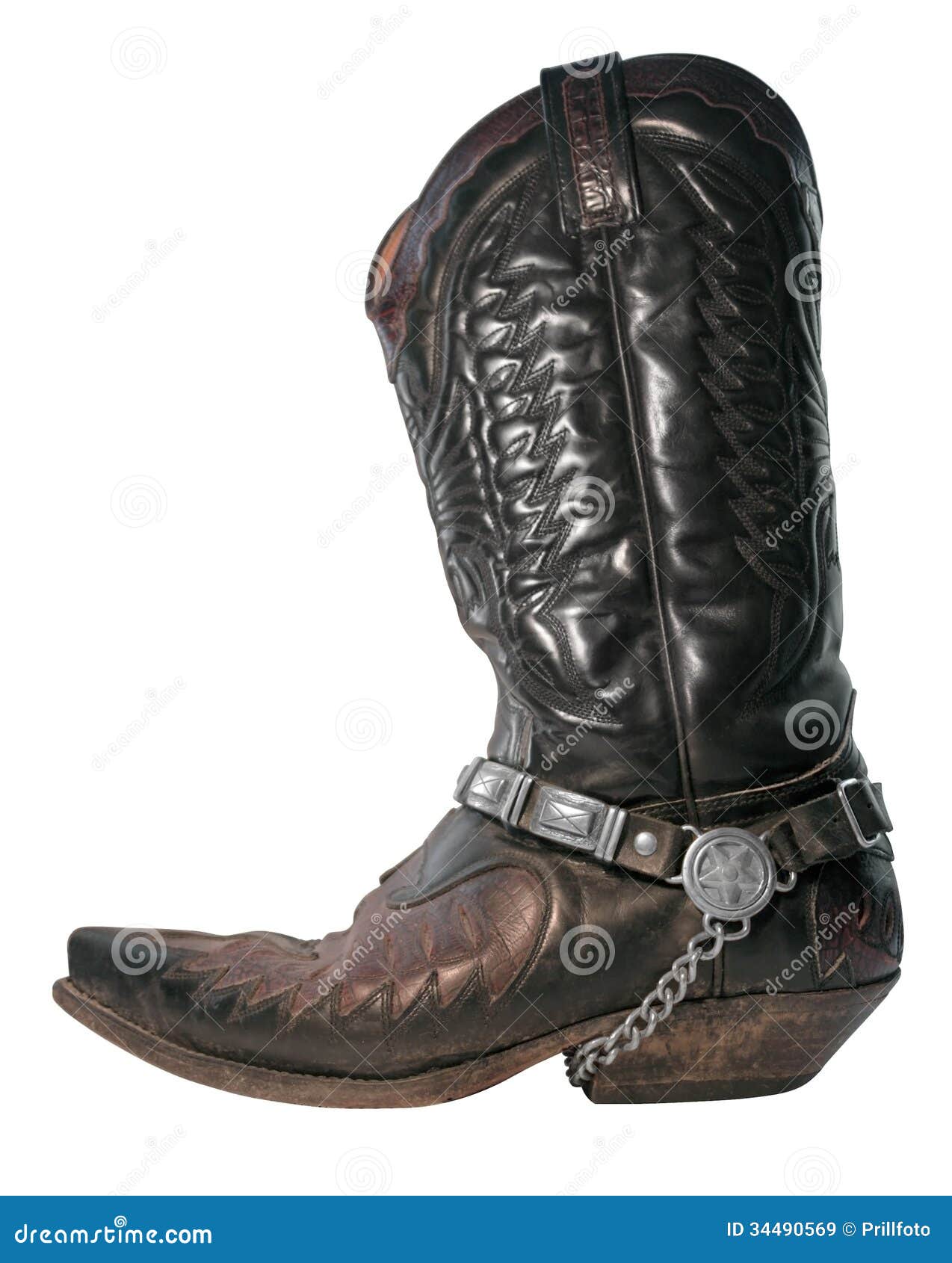Decorative Cowboy Boot Royalty Free Stock Images - Image: 34490569