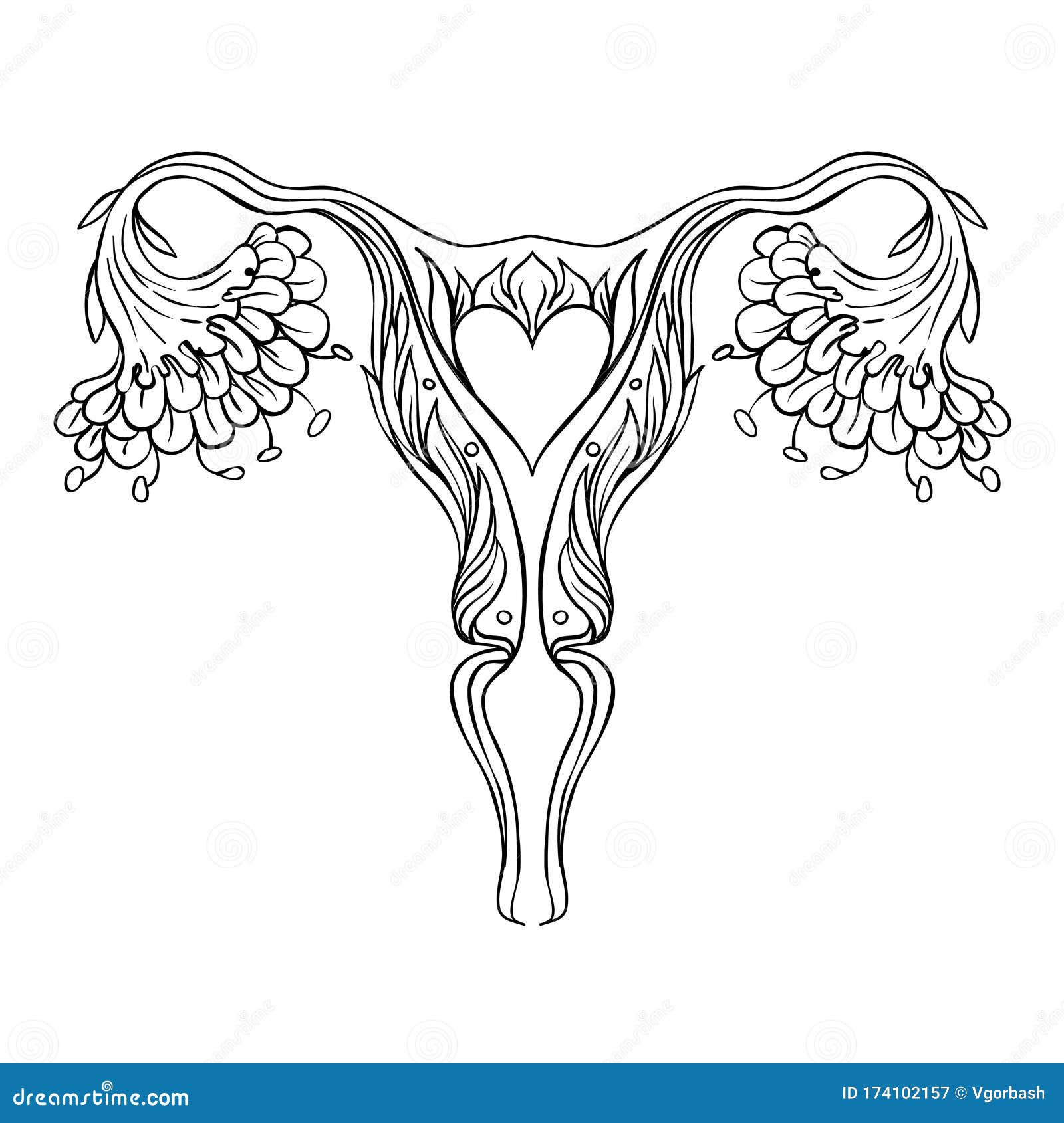 Uterus Flowers Stock Illustrations – 280 Uterus Flowers Stock