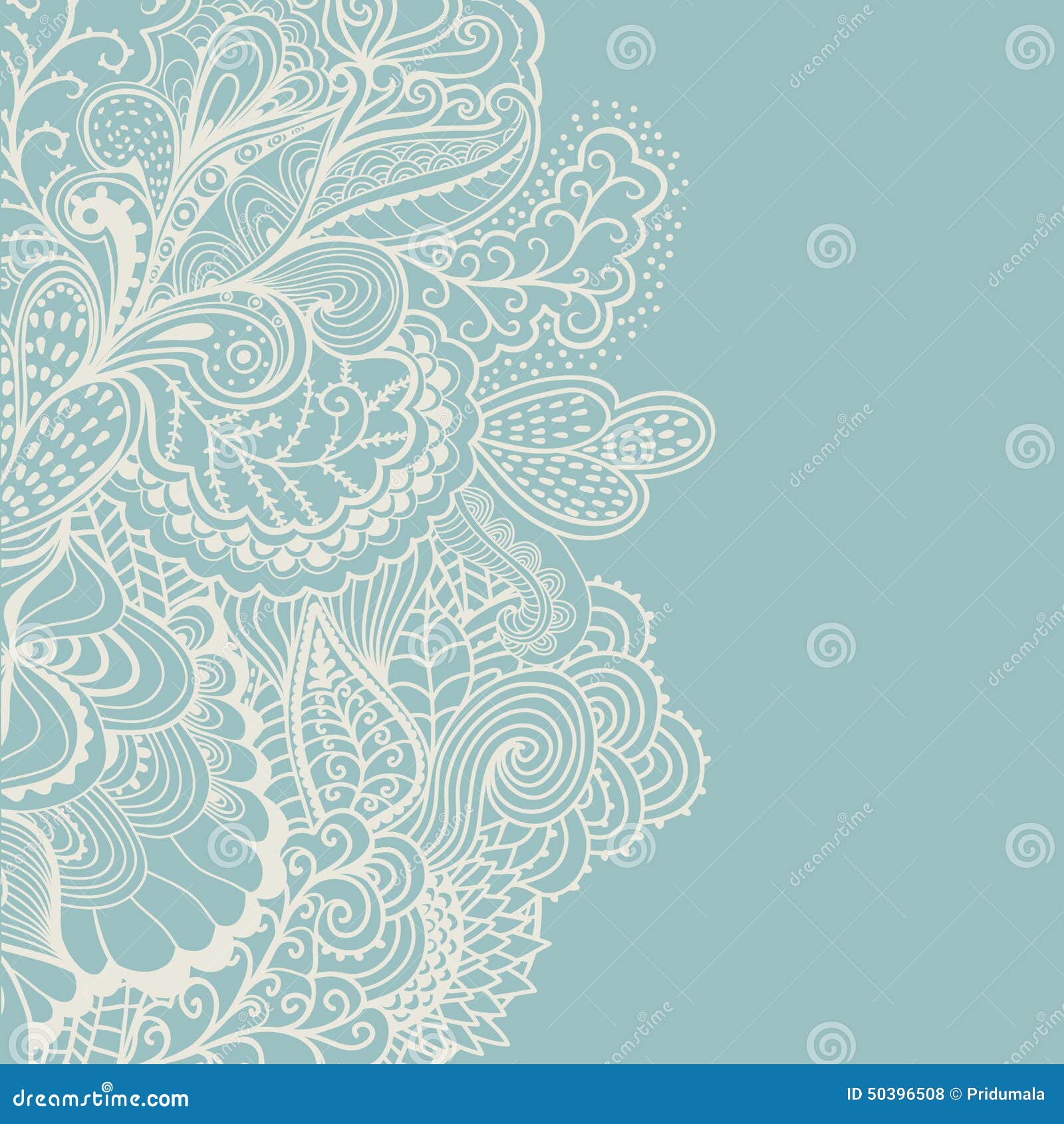 decorative  border. abstract invitation card. template wa