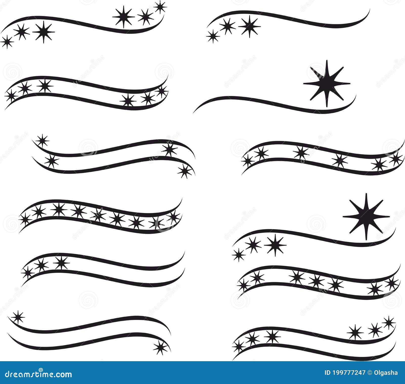 Decorative Element Divider Separator Stock Vector - Illustration of
