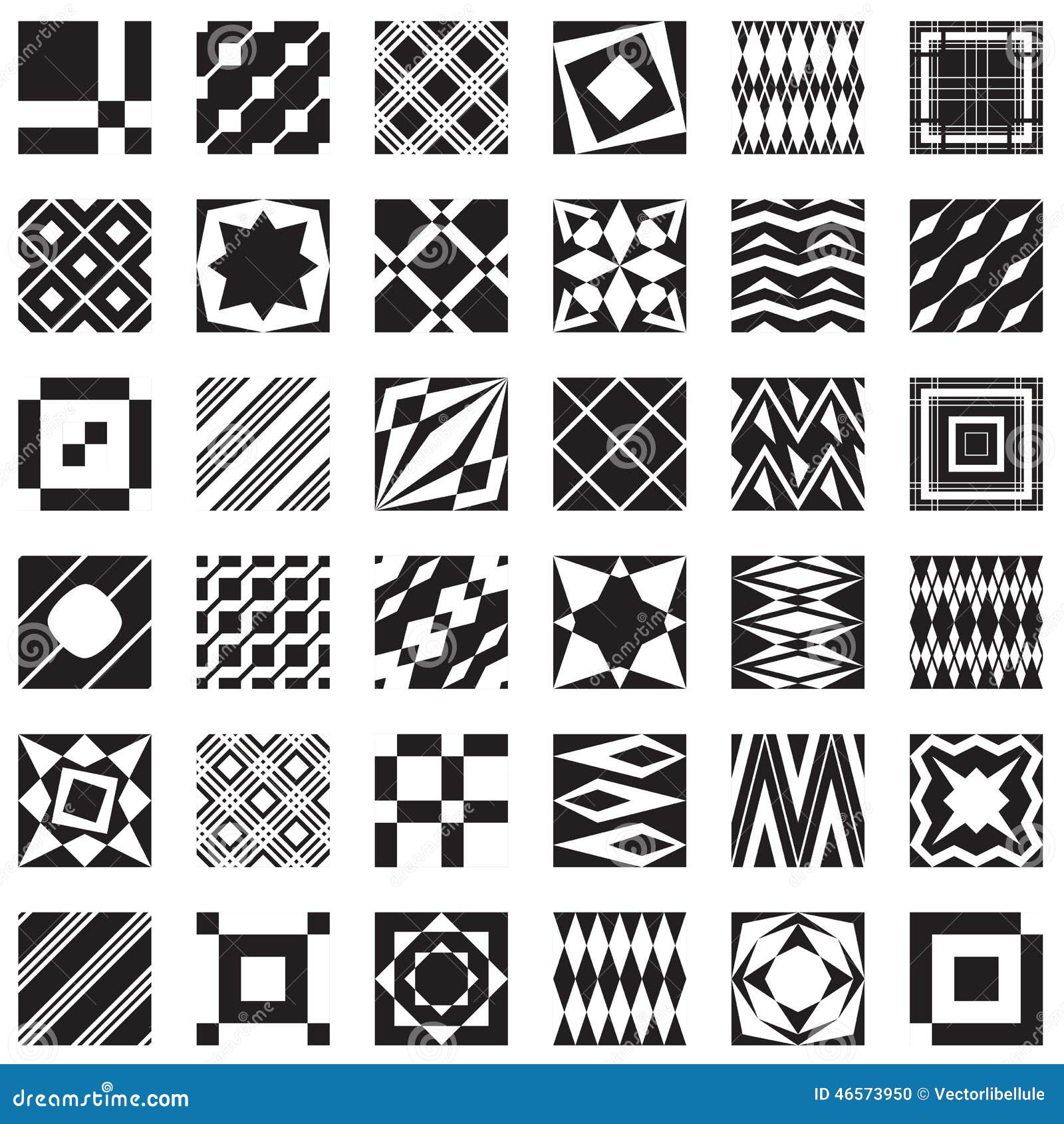 Decorative Elements, Can Be Used As Seamless Patterns Stock Vector ...