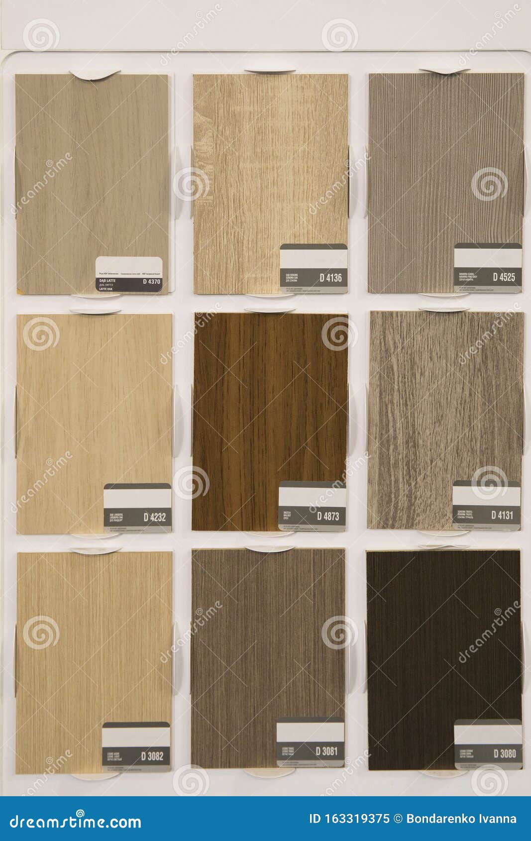 Decorative Facade Panels For Furniture In Store Stock Image