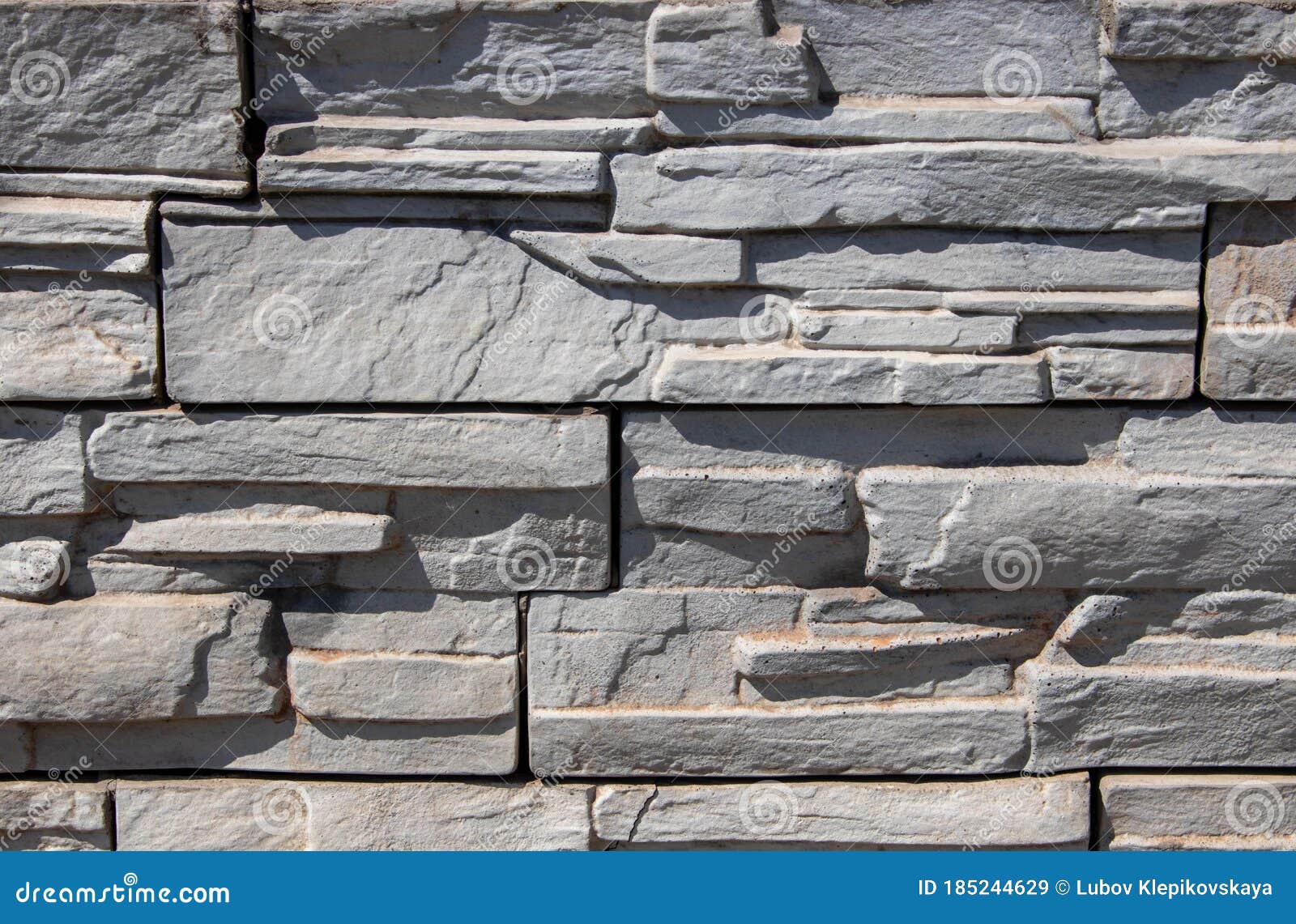 Decorative Facing Stone, Stone with a Gray Tint Stock Image Image of fortified, facade 185244629