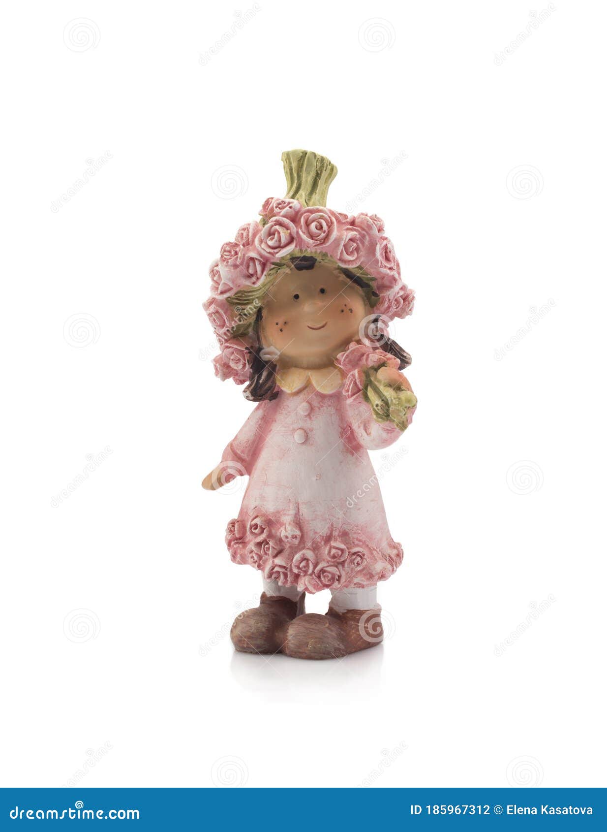 Decorative Figurine on White Background Stock Photo Image of asia