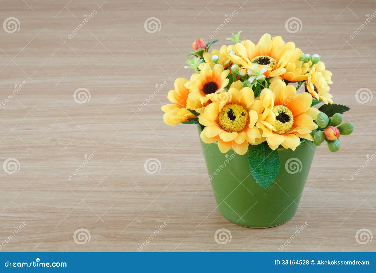 Decorative Flower on Wooden Desk Stock Photo Image of gift, open