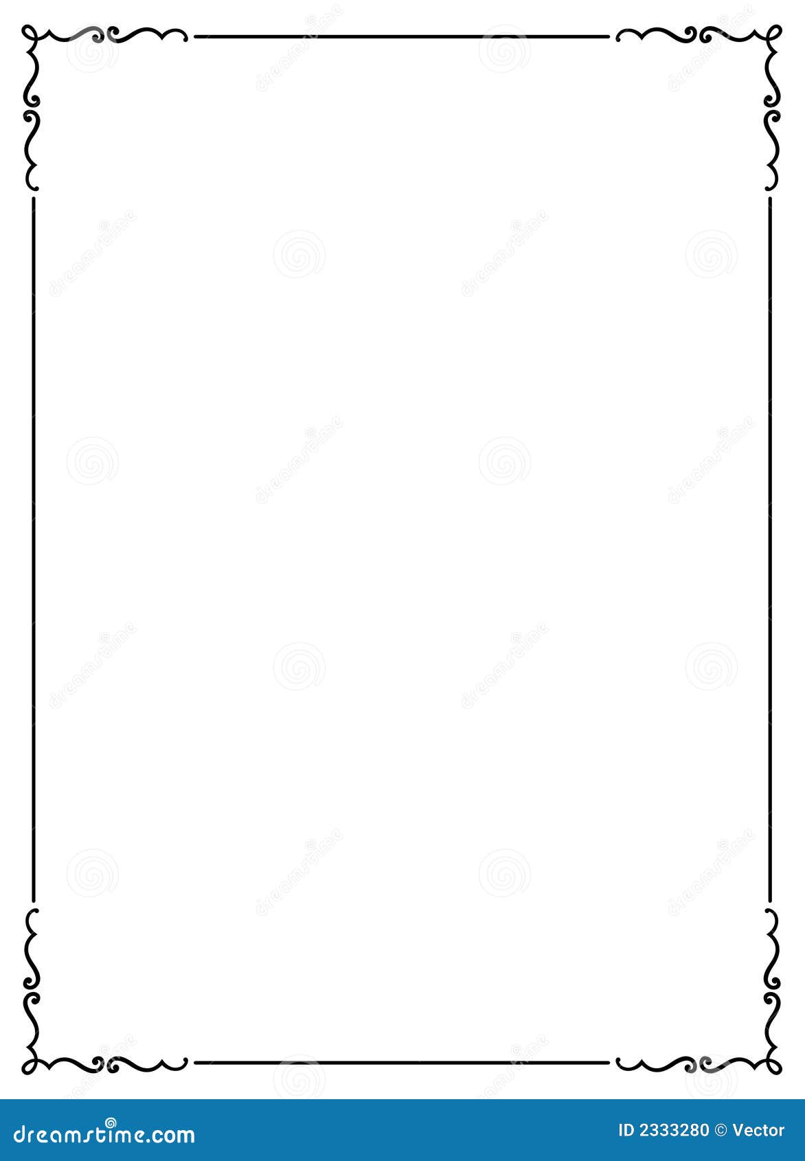 Download Decorative frame JPG + EPS stock vector. Illustration of ...