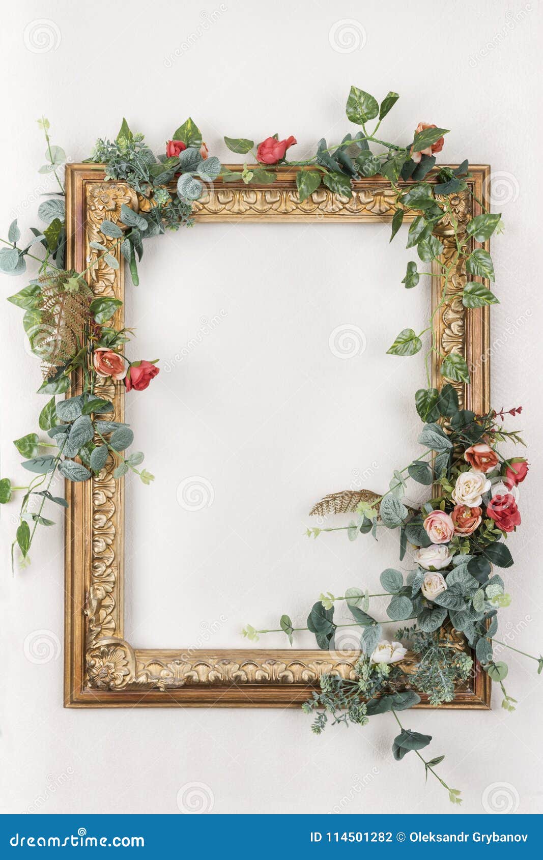 Decorative Frame on the Wall Stock Photo Image of interior