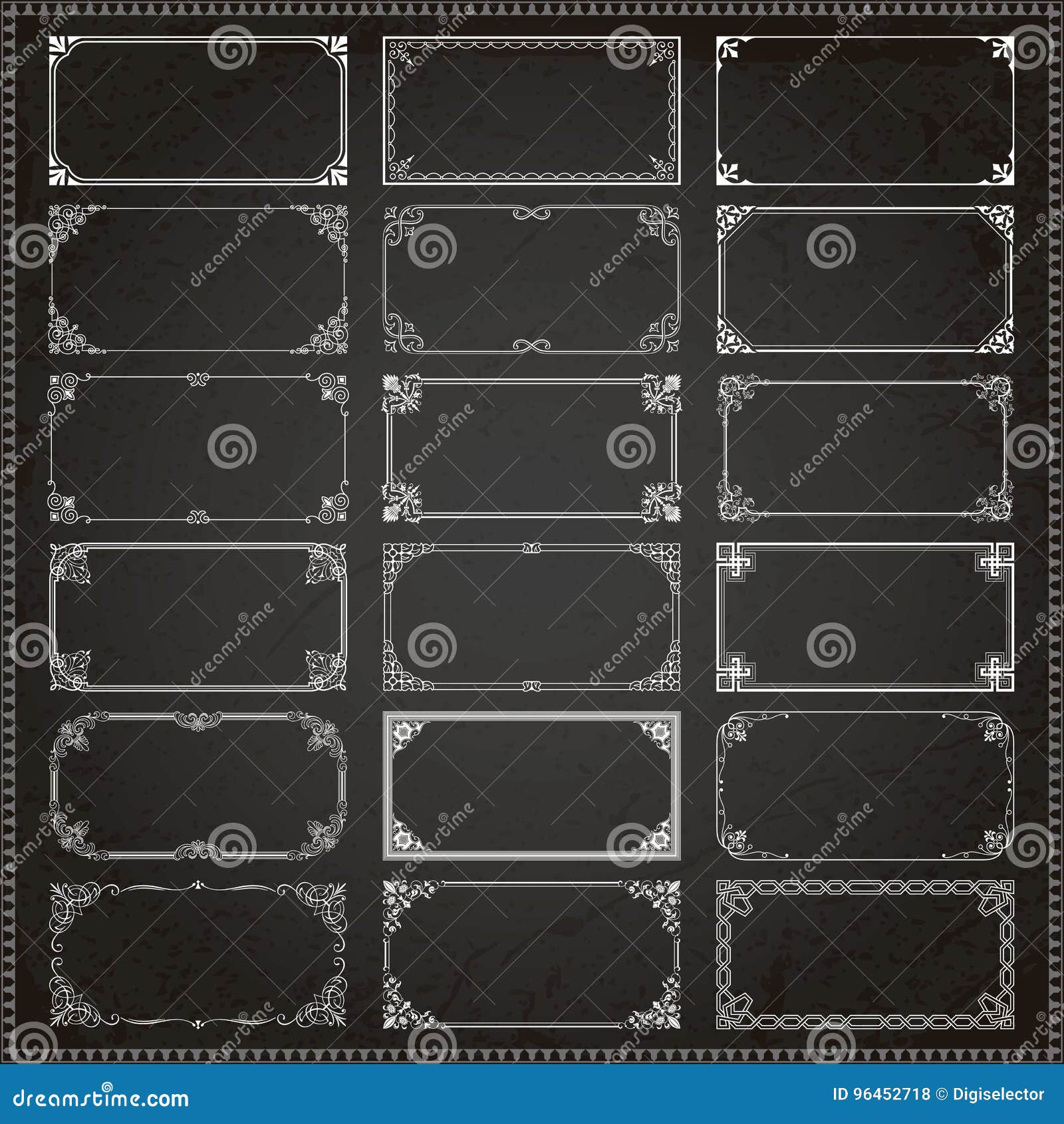Download Decorative Frames And Borders Rectangle 2x1 Proportions ...