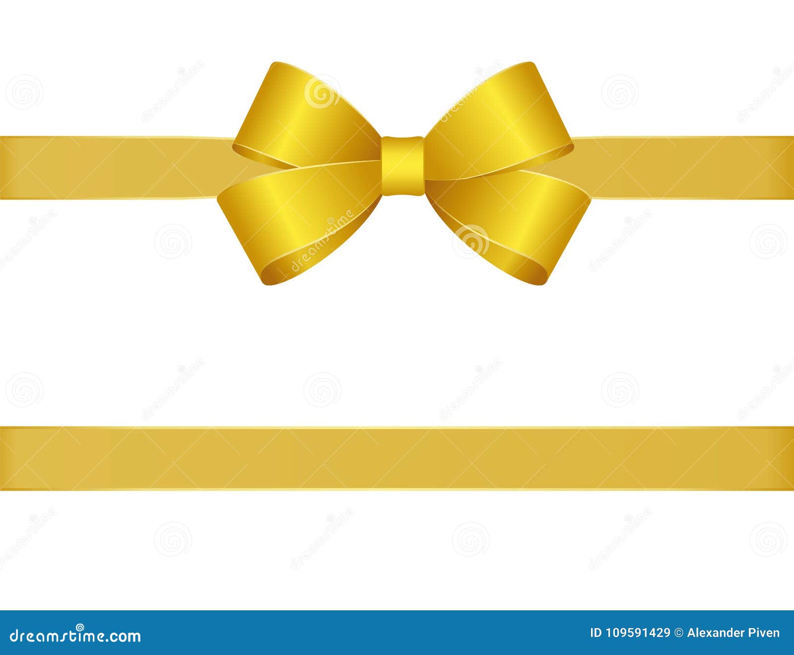 yellow bow clip art