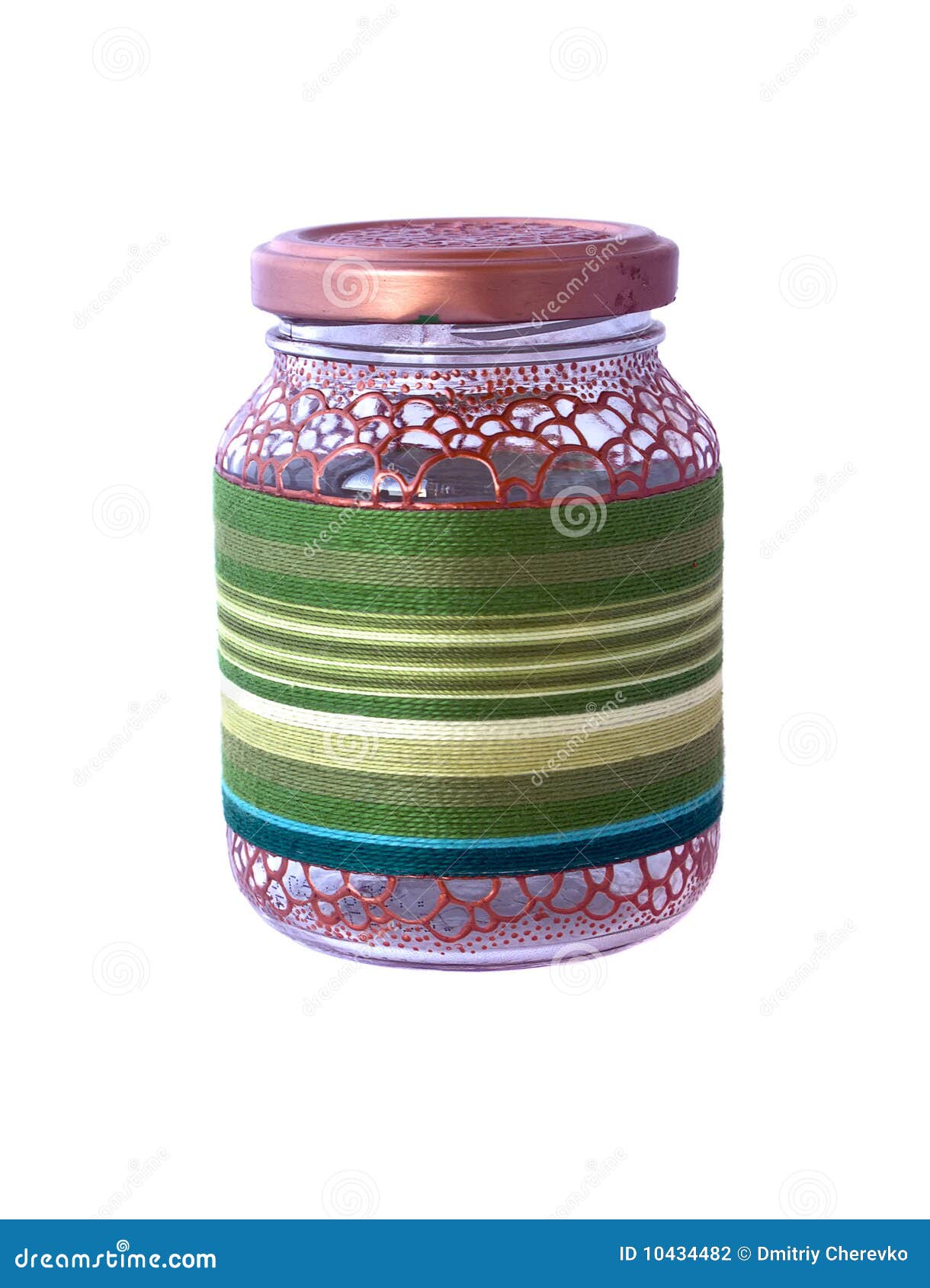 Decorative handmade bottle stock photo. Image of form 10434482