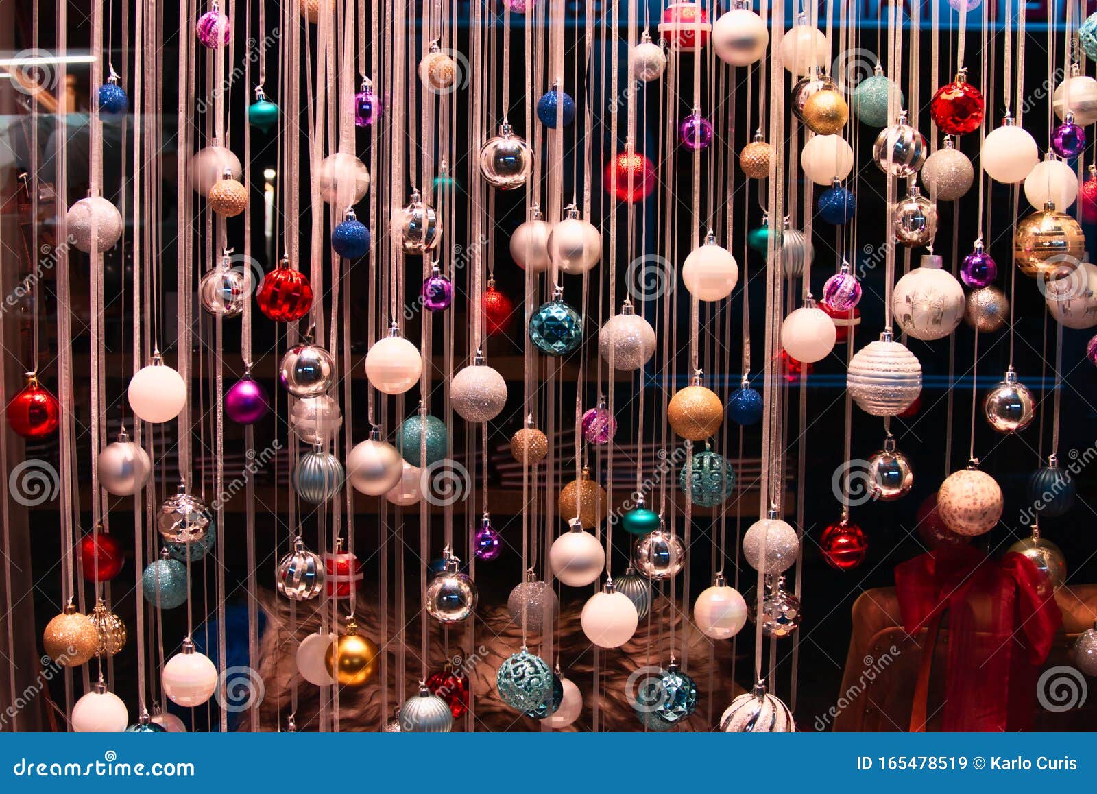 Decorative hanging balls stock image. Image of balls 165478519