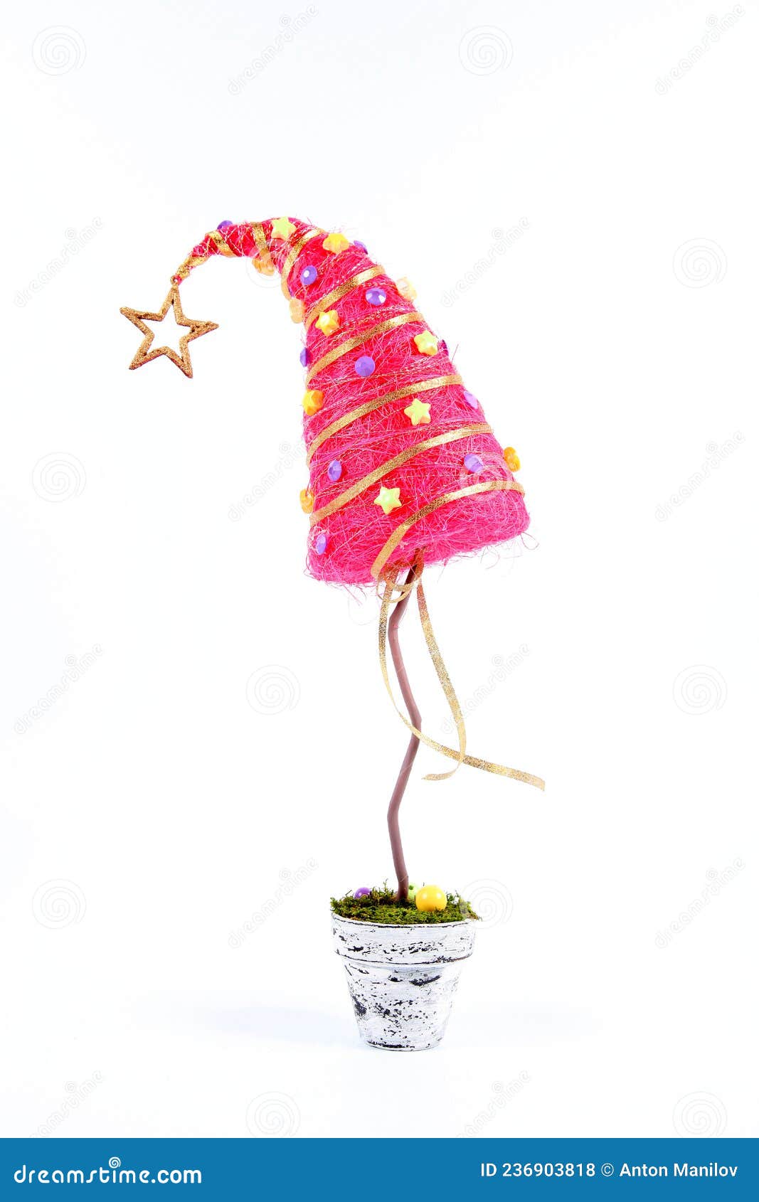 Decorative Herringbone in a Vintage Pot Stock Photo - Image of star