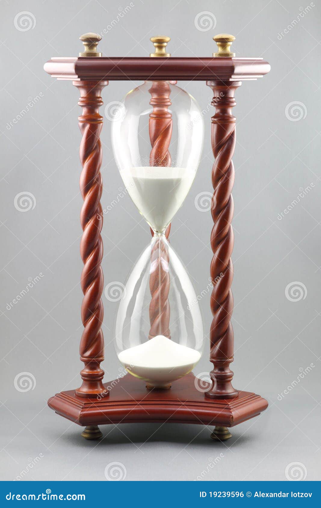 Decorative Hourglass. stock photo. Image of color, time 19239596
