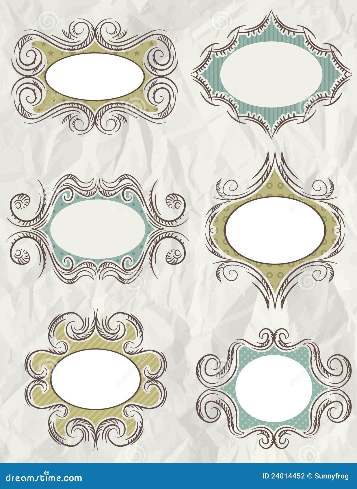 Decorative labels,vector stock vector. Illustration of decor 24014452