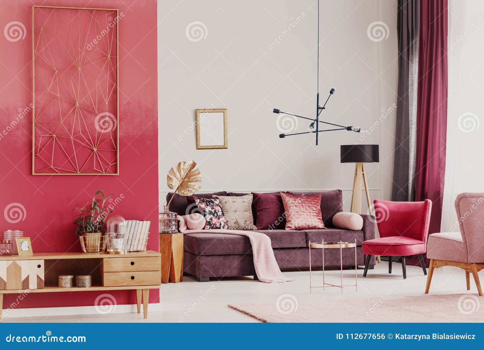 decorative living room interior