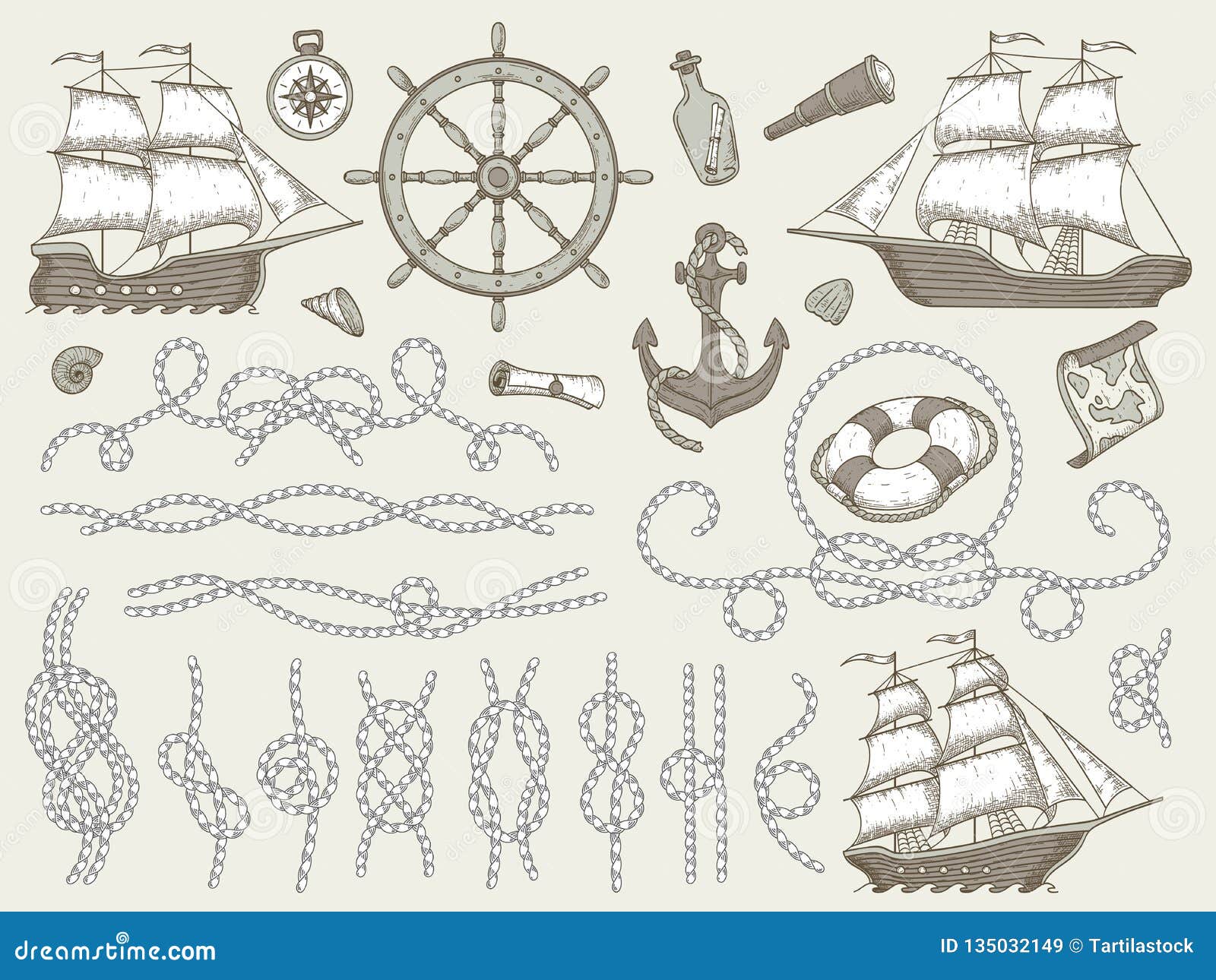 Rope Sailing Ship Stock Illustrations – 11,273 Rope Sailing Ship