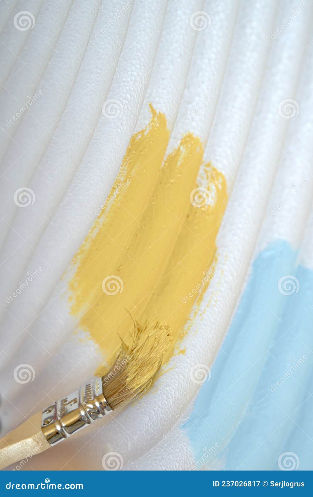 Decorative Panels. Painting Plastic Tiles Stock Image Image of