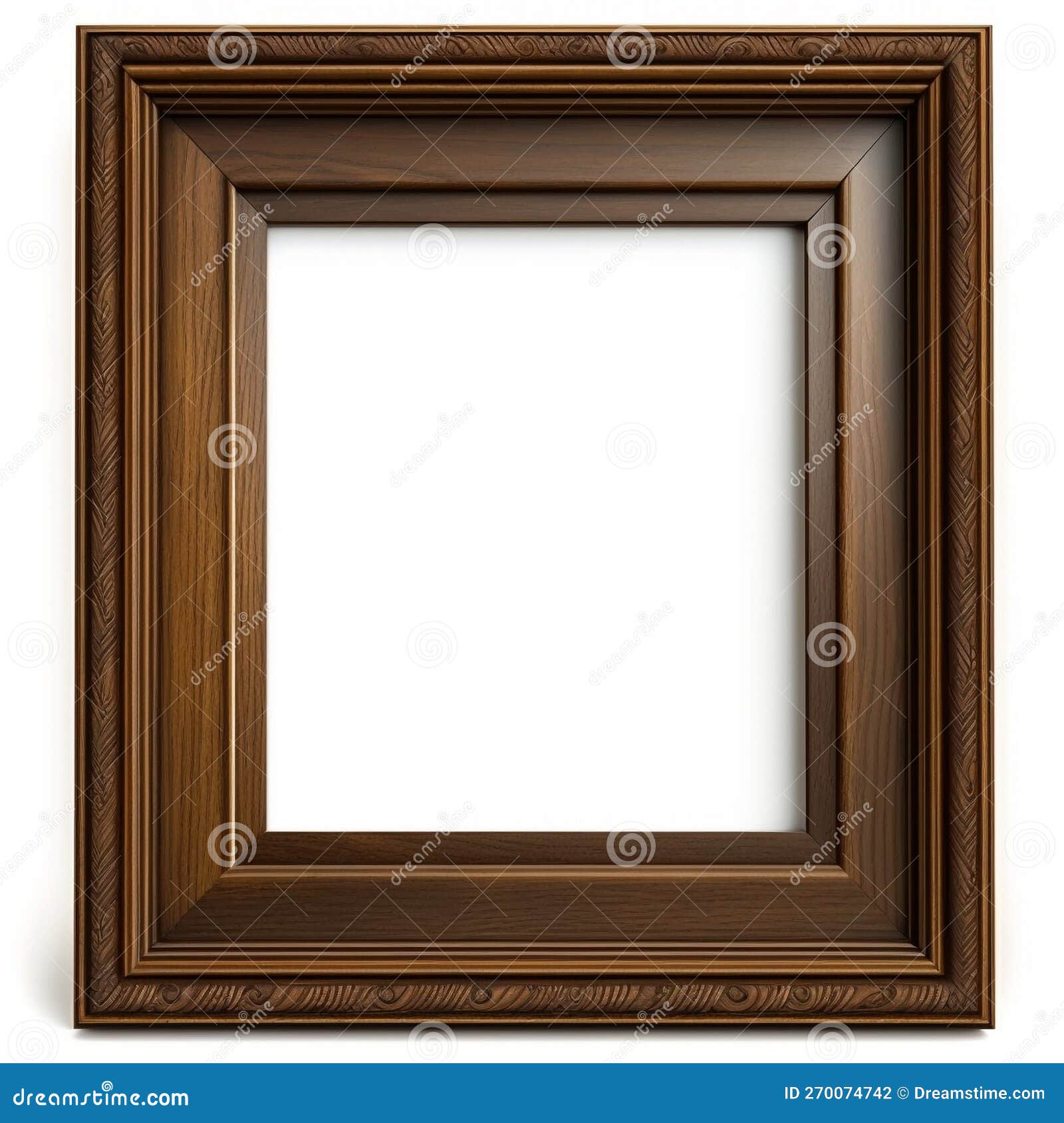 Decorative Picture Frame with a Cut Out of a Craft Stock Illustration