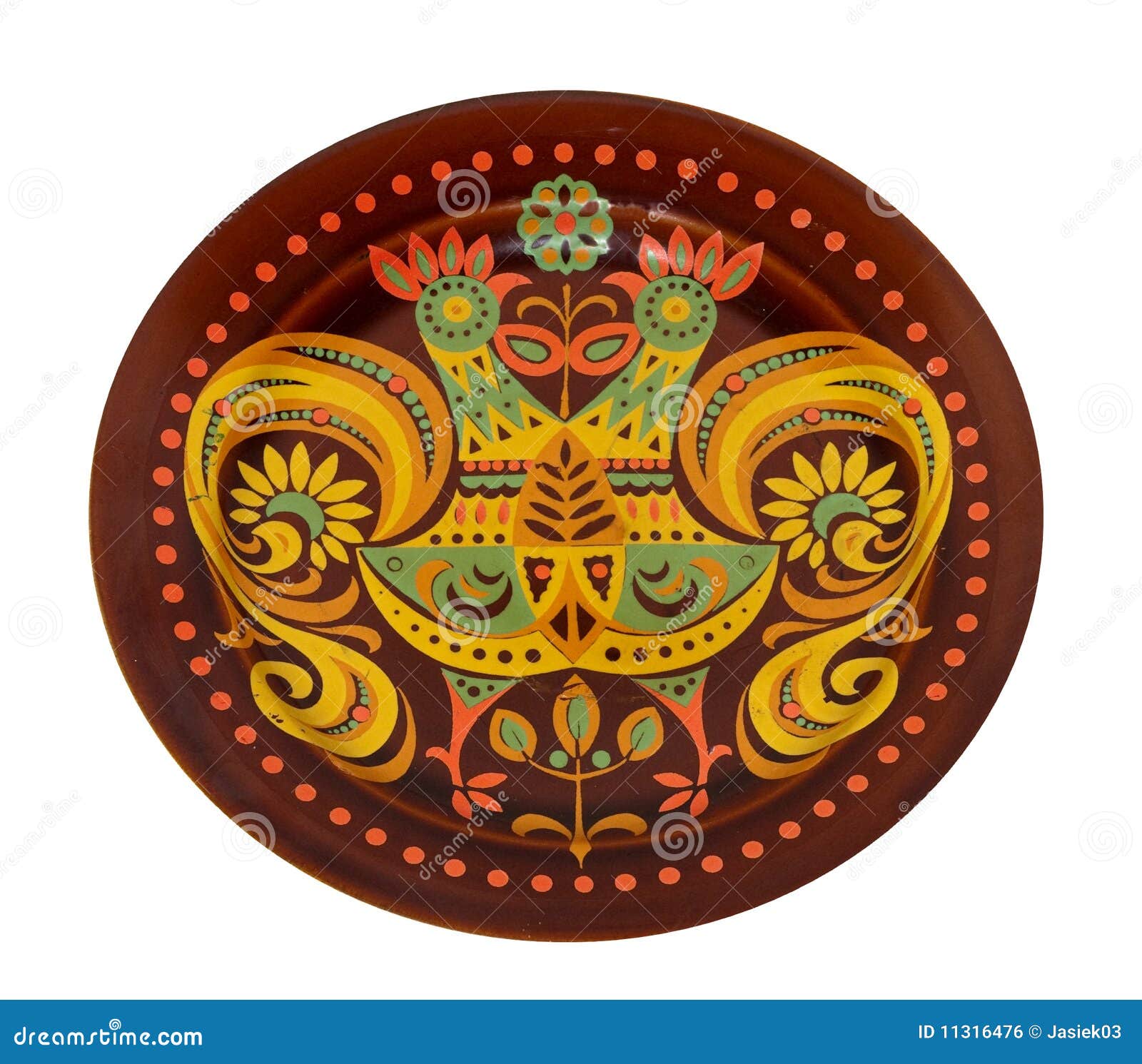 Decorative plate stock photo. Image of blank, kitchen 11316476