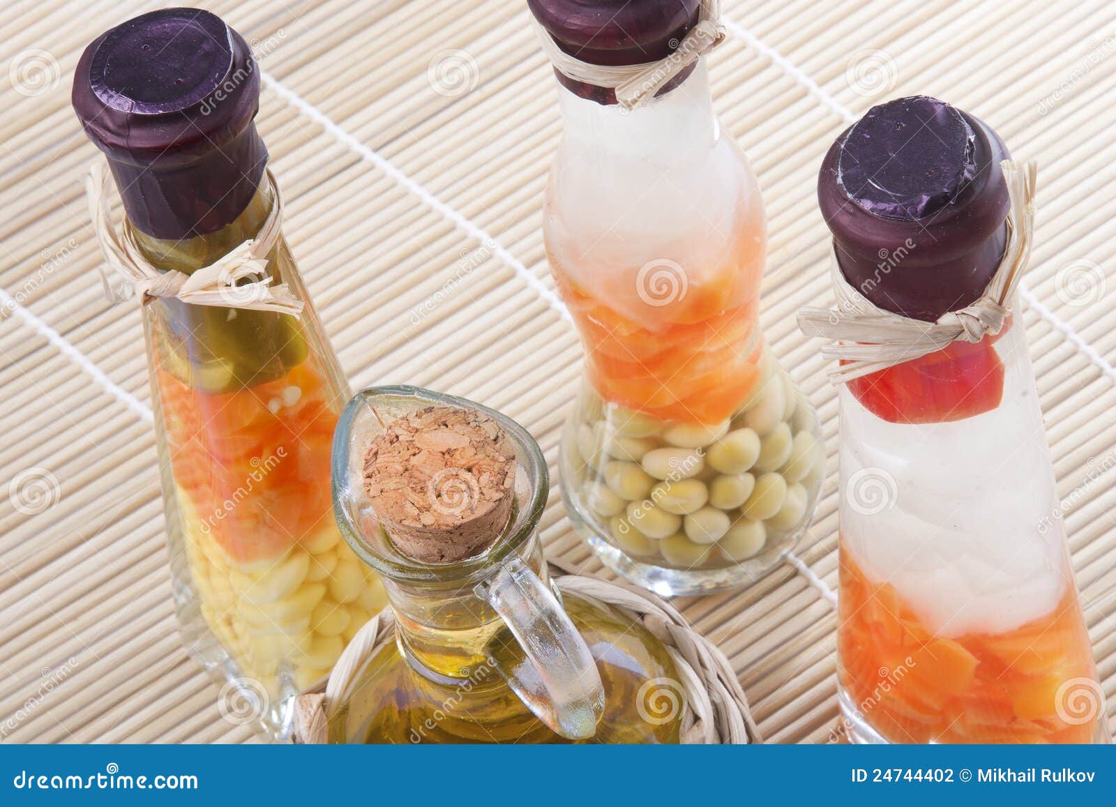 Decorative Preserved Vegetables Stock Photo Image of meal, beans 24744402