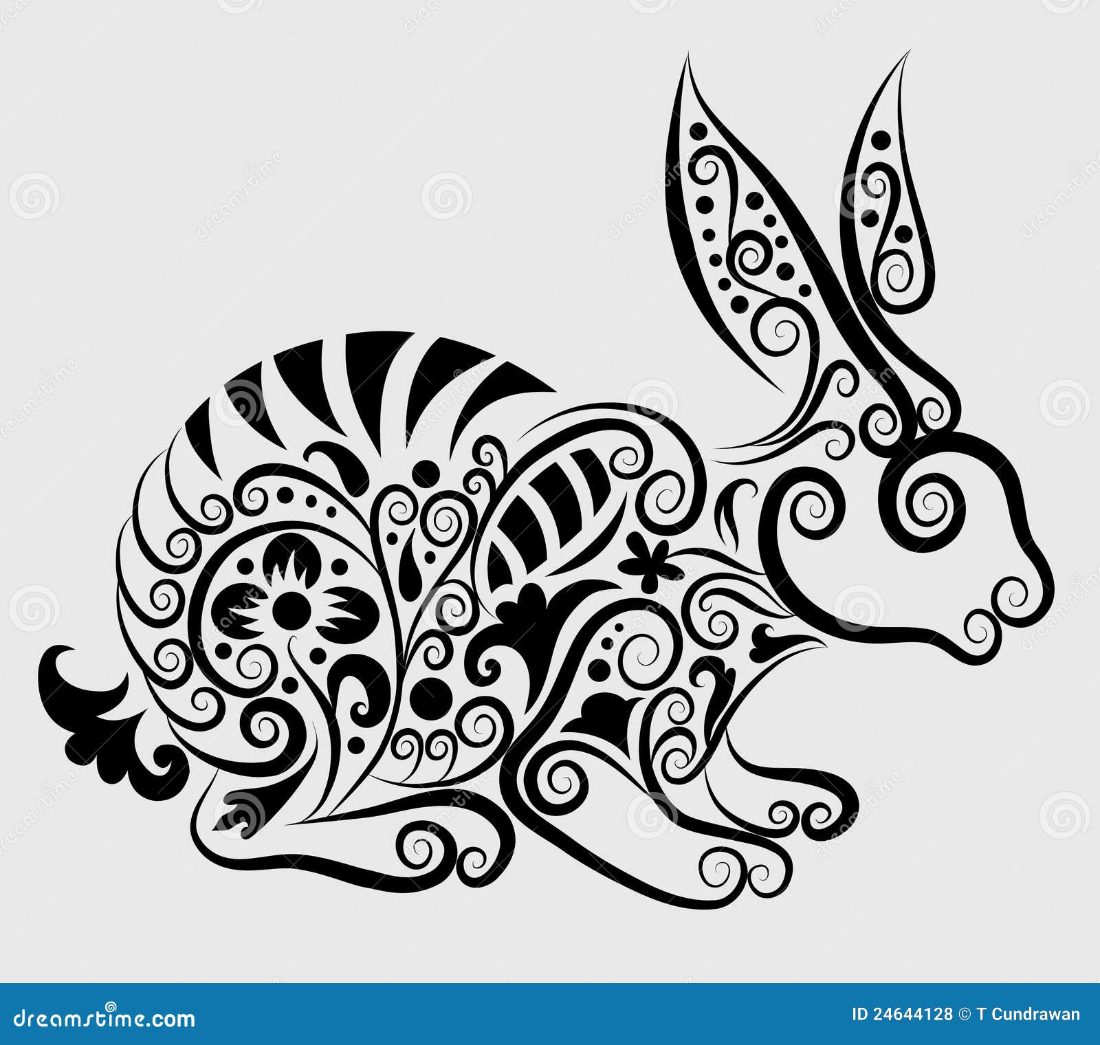 Decorative Rabbit Royalty Free Stock Photos - Image: 24644128