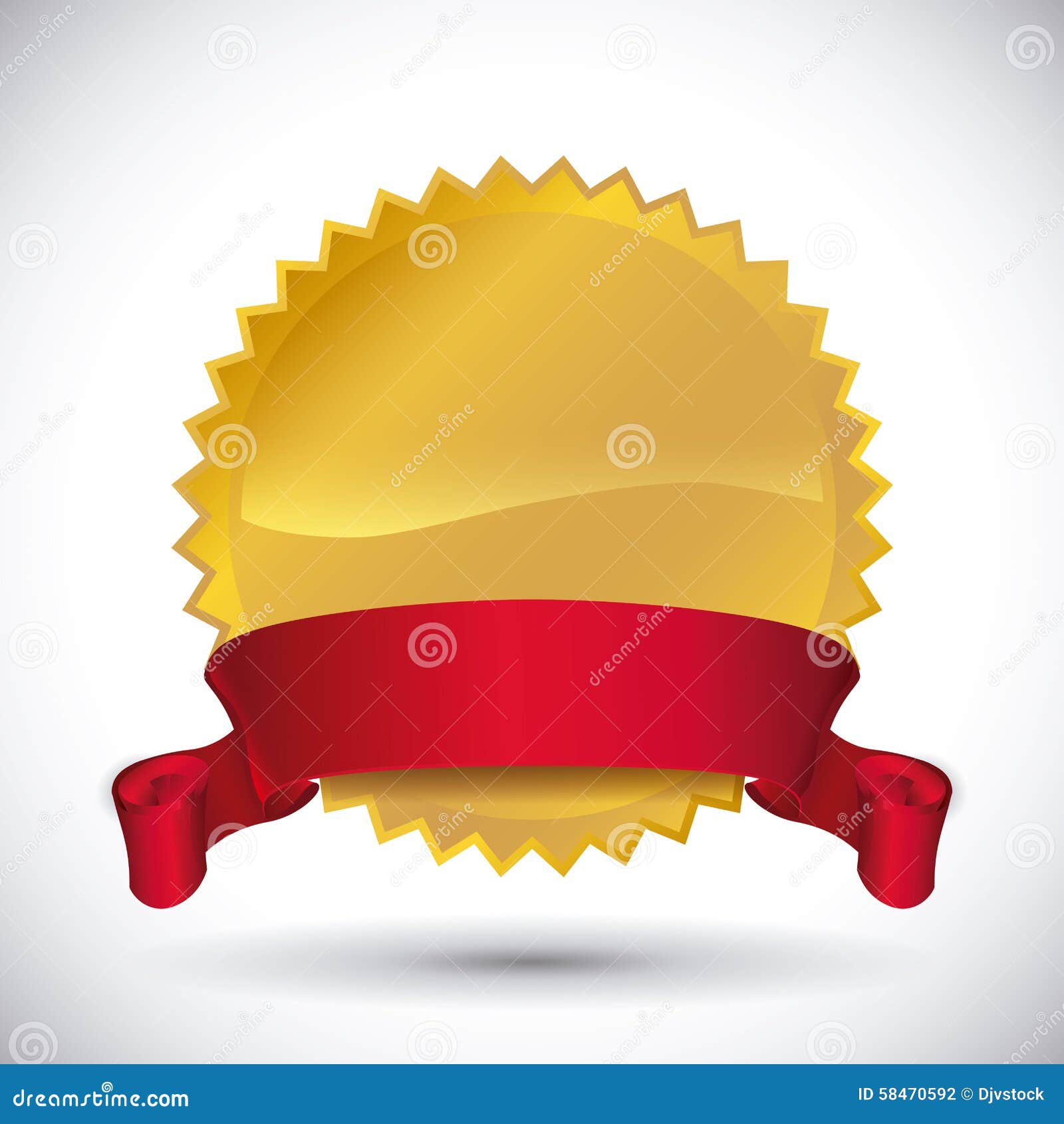 Decorative ribbon design. stock vector. Illustration of sticker 58470592