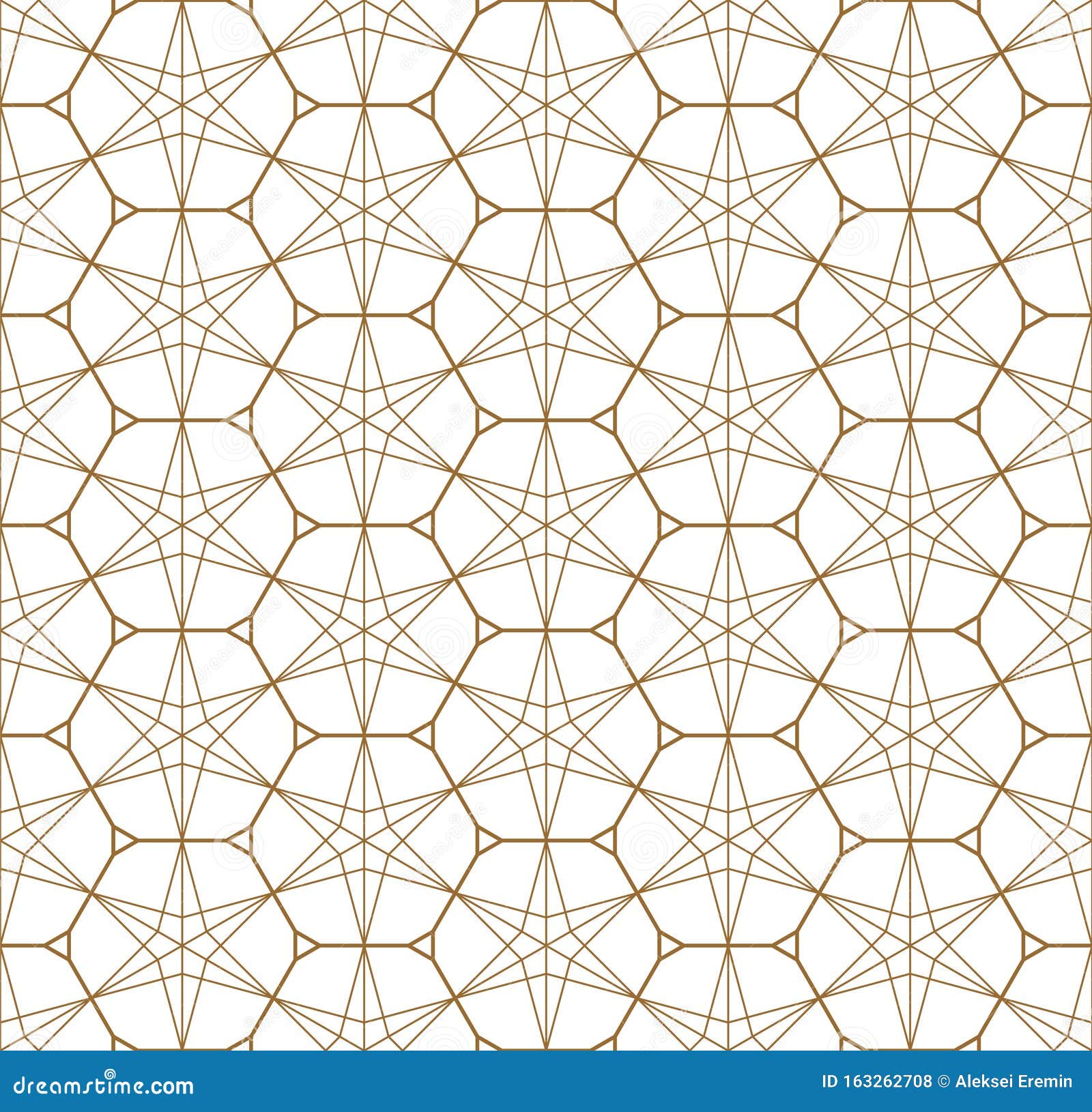seamless geometric pattern based on japanese ornament kumiko