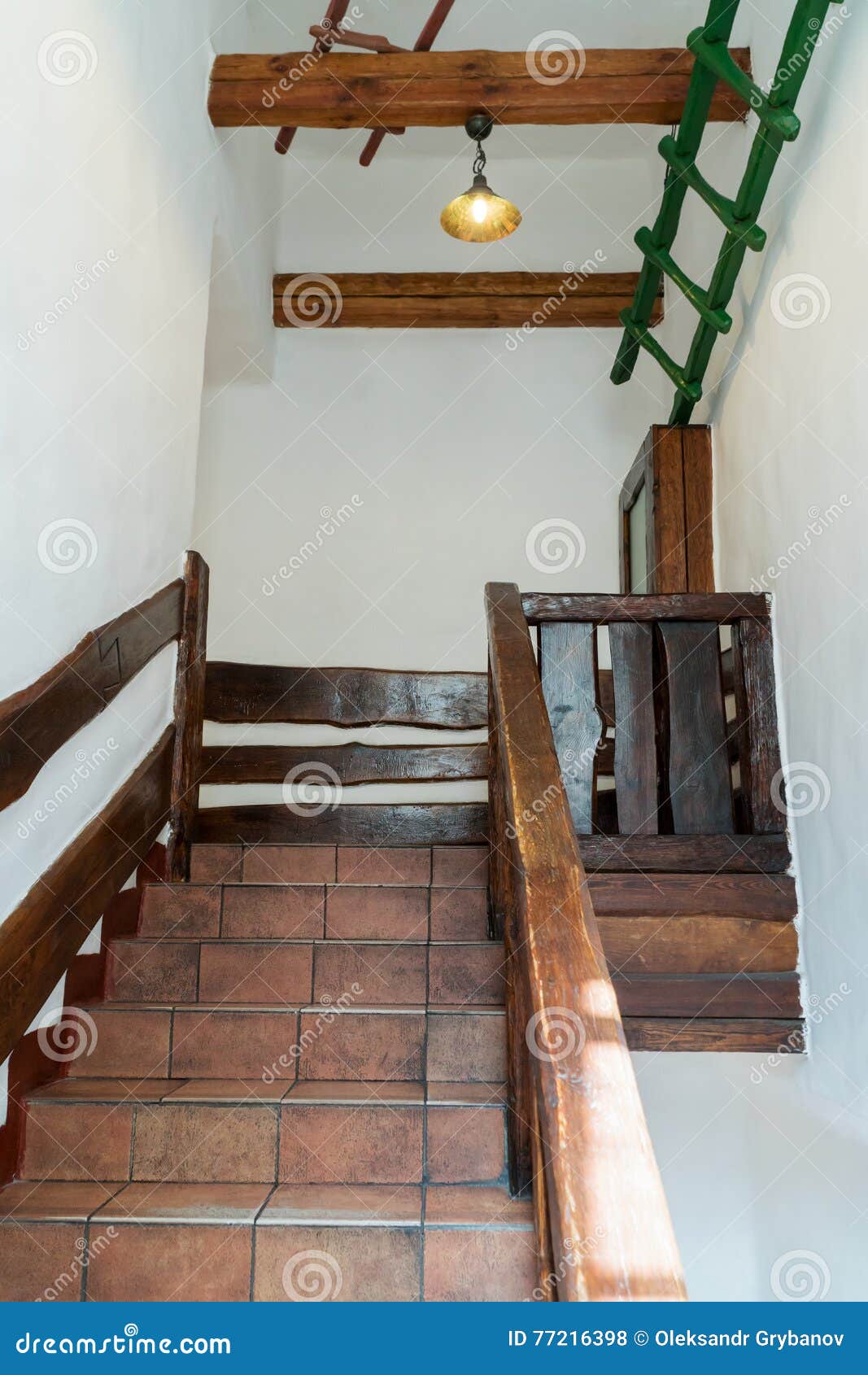 Decorative Stairs With Railings Stock Photo Image Of Decor