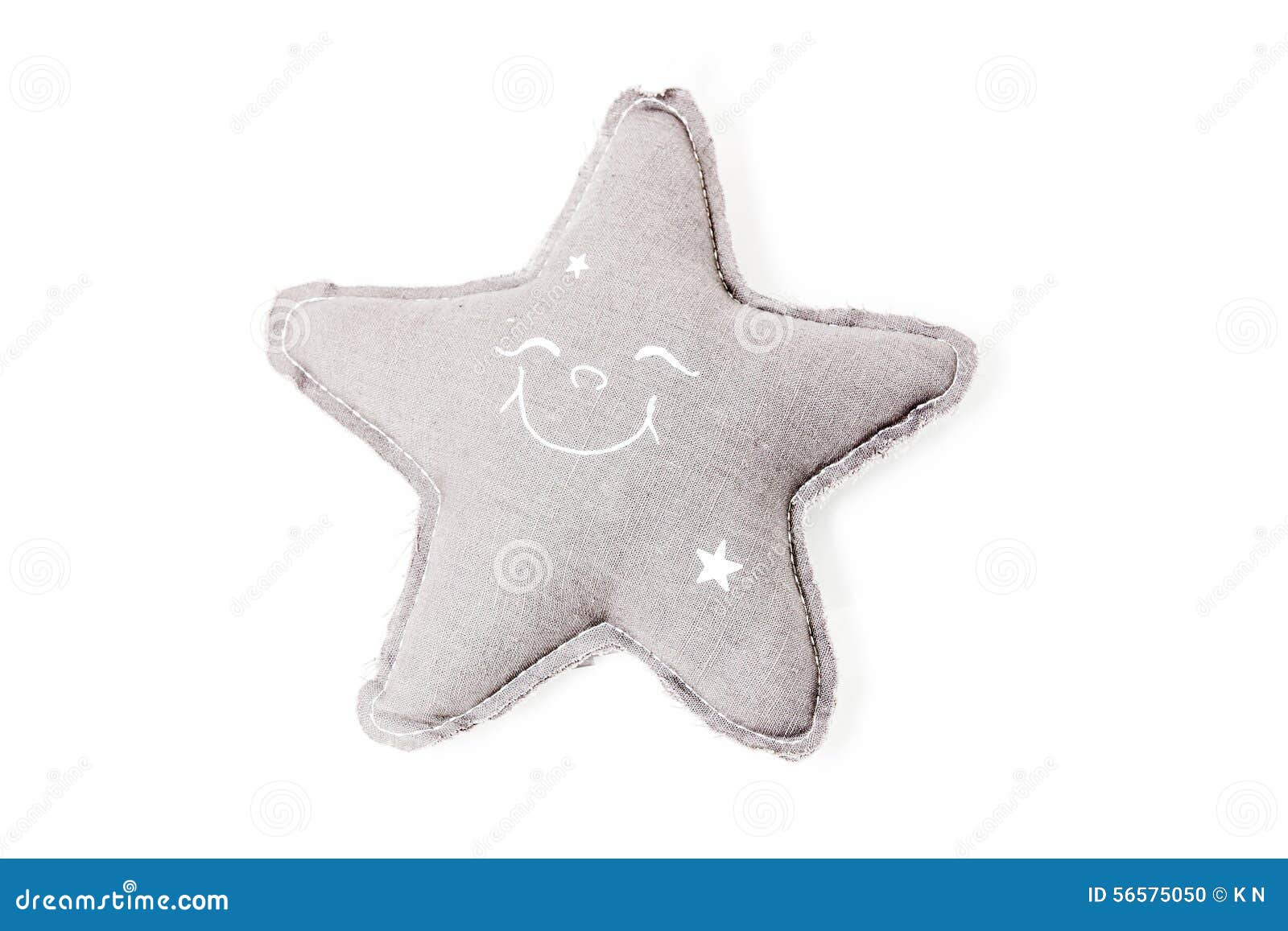 decorative stuffed star cuddle toy  on white