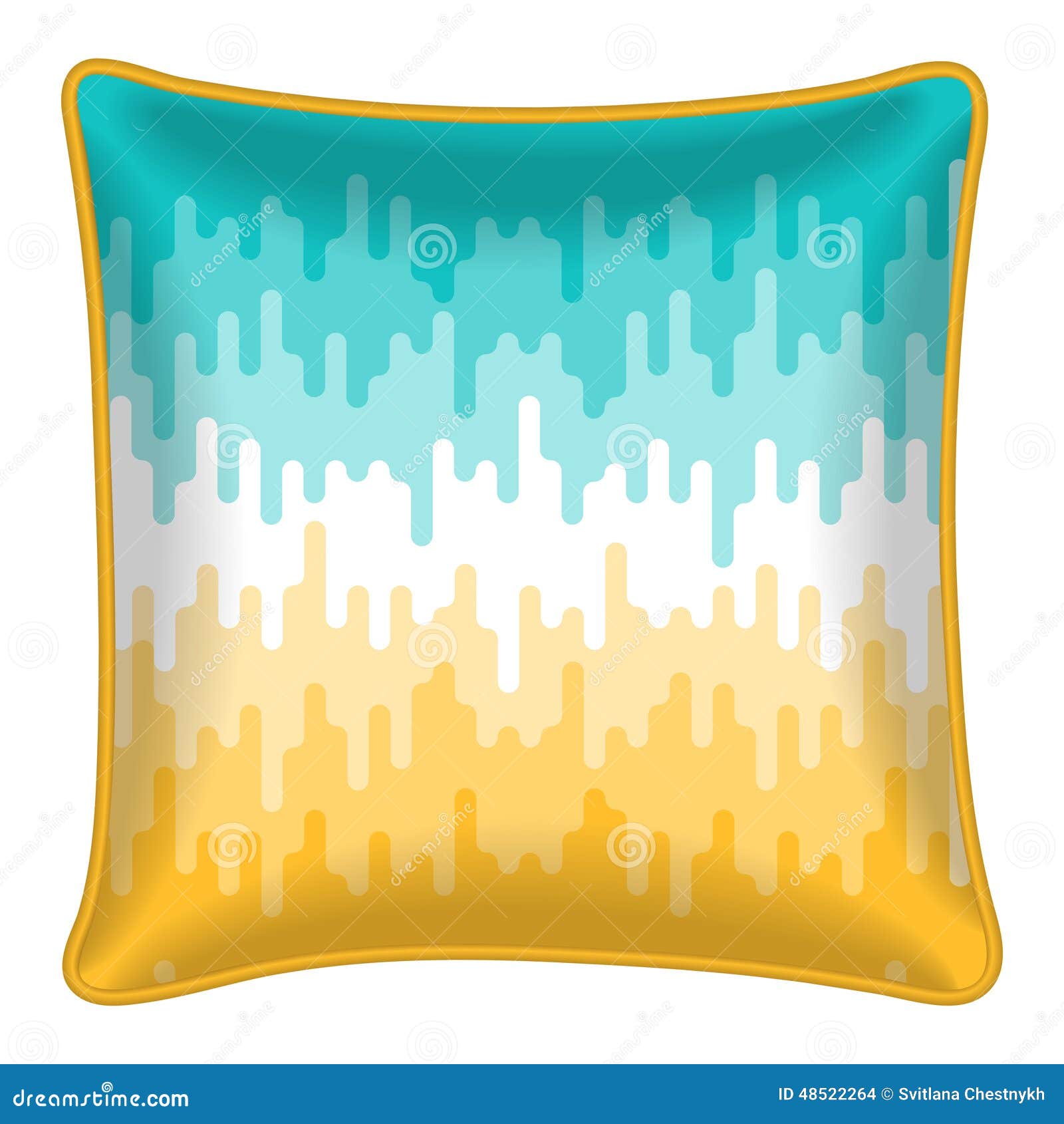 Decorative throw pillow stock vector. Illustration of colorful 48522264