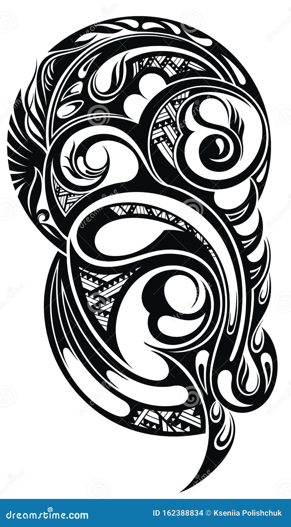 Custom Tribal Tattoo Design Or Motif Stock Photo  Download Image Now   Abstract Art Art And Craft  iStock