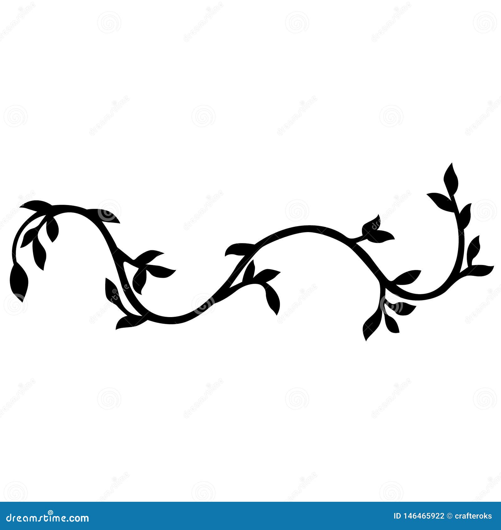 Download Decorative Vines Vector Eps Hand Drawn, Vector, Eps, Logo, Icon, Silhouette Illustration By ...