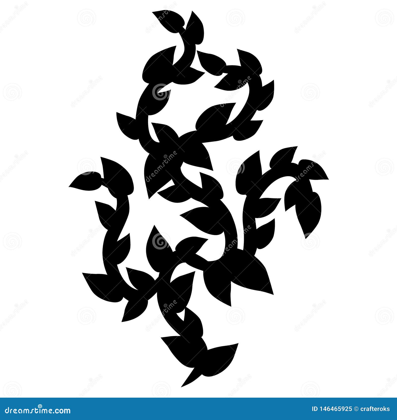 Decorative Vines Vector Eps Hand Drawn, Vector, Eps, Logo, Icon, Silhouette  Illustration by Crafteroks for Different Uses. Visit M Stock Vector -  Illustration of vector, icon: 146465925