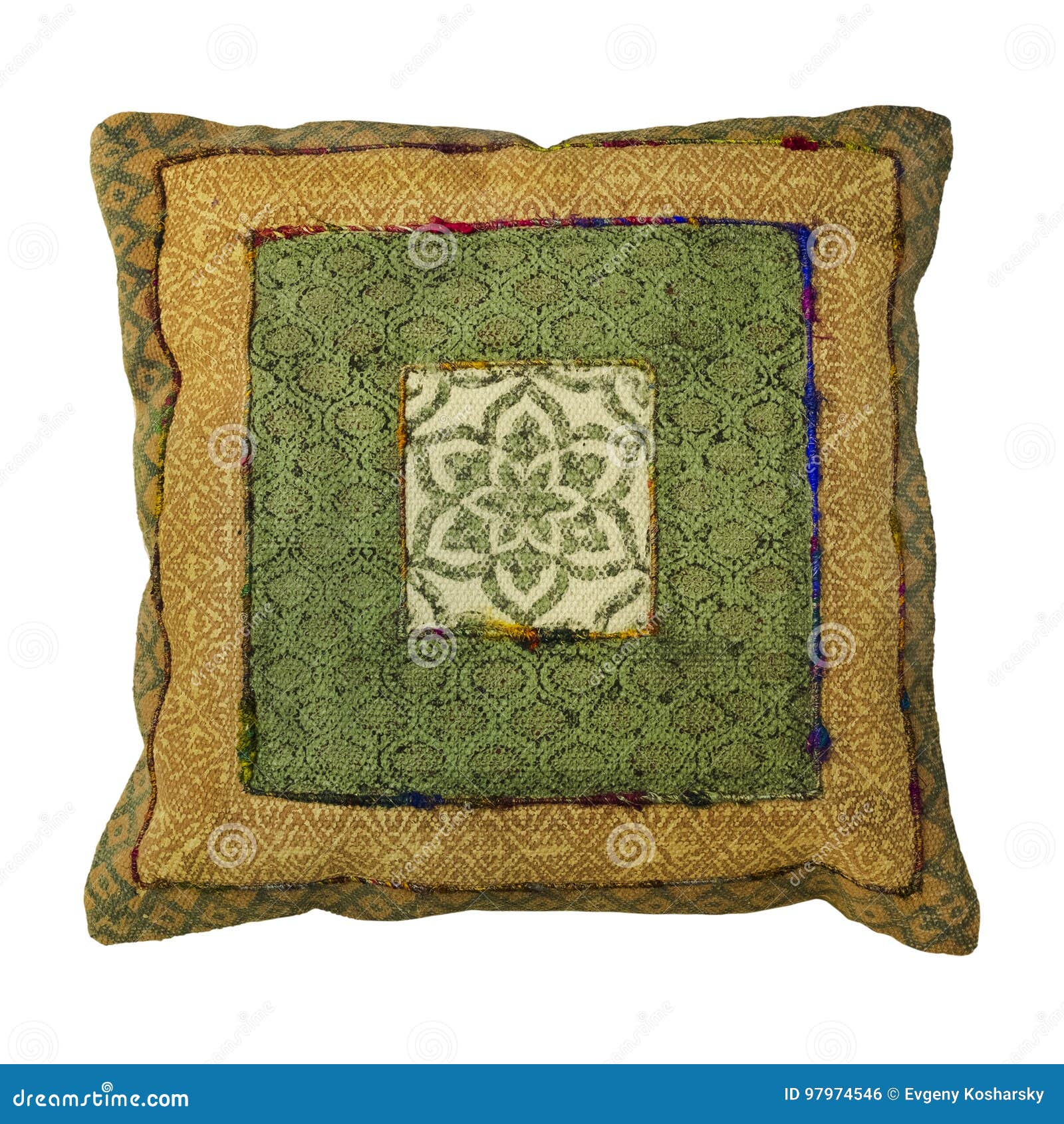 Decorative Vintage Cushion. Stock Photo Image of interior, fashion