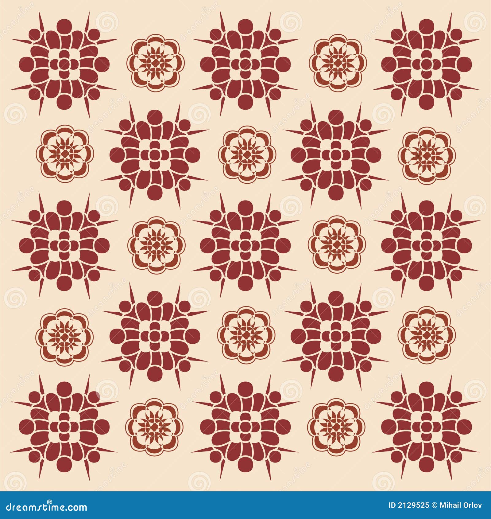 Decorative Wallpaper. stock vector. Illustration of design - 2129525