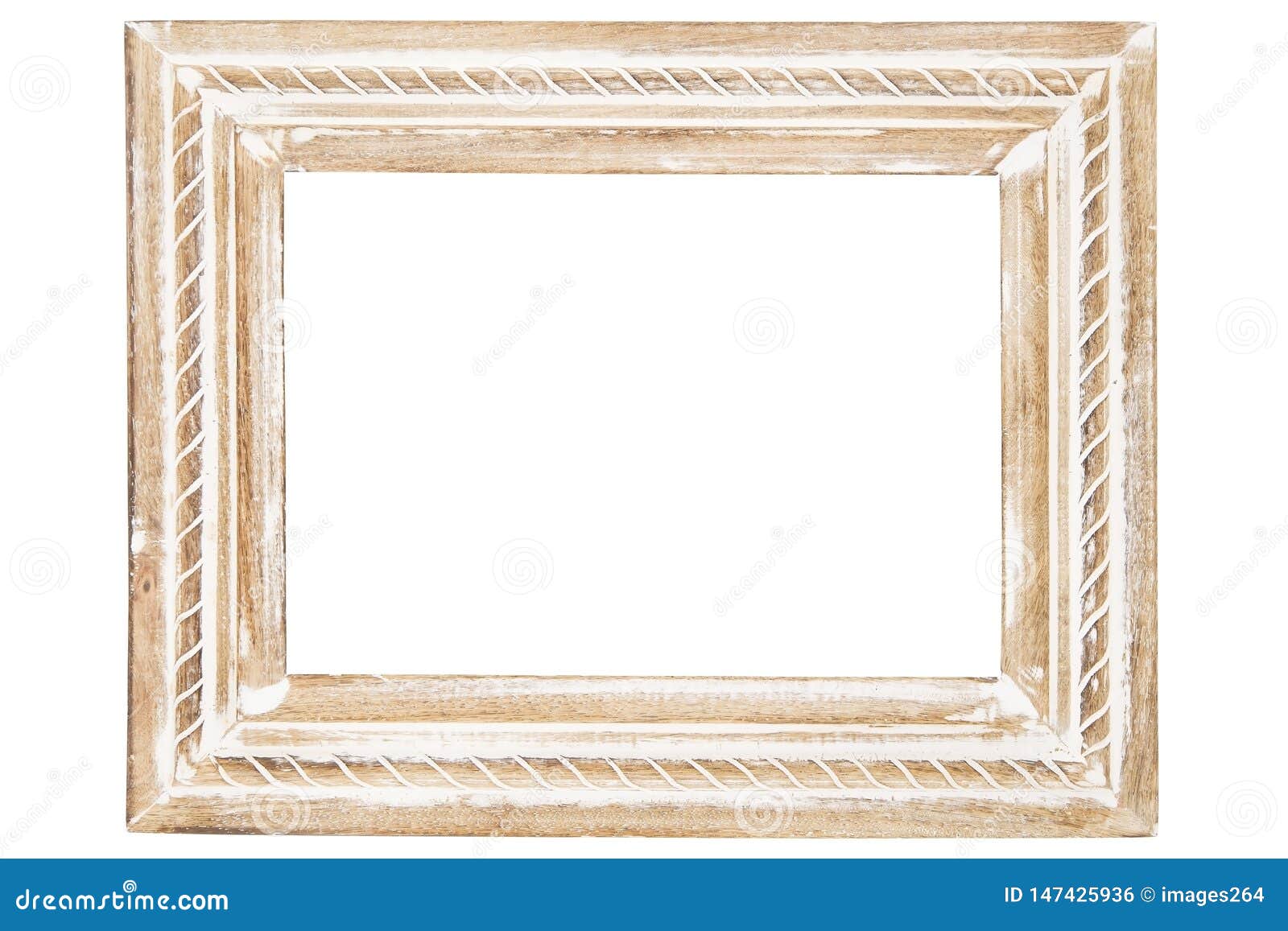 Decorative wooden frame stock illustration. Illustration of home