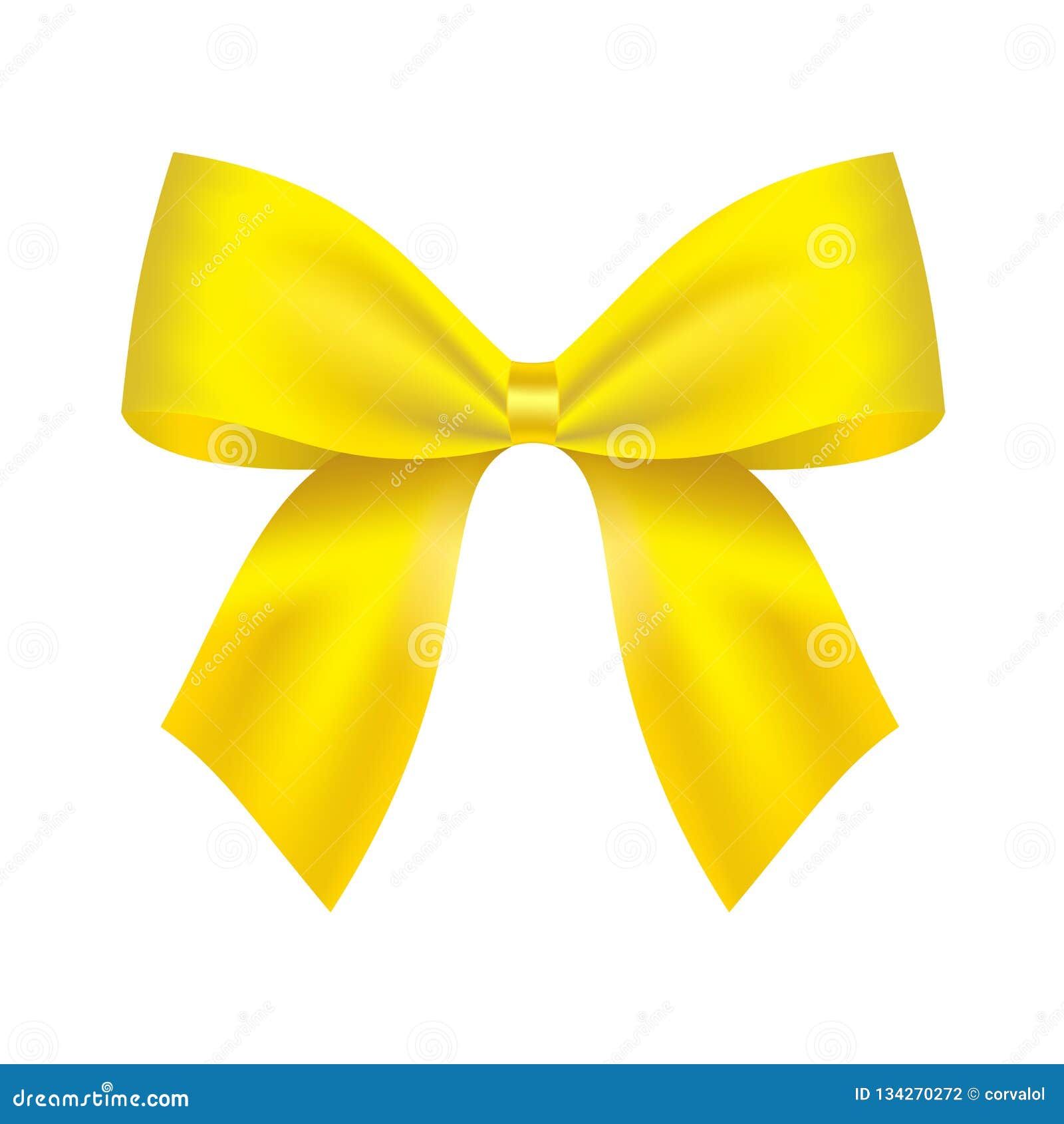 yellow bow clip art