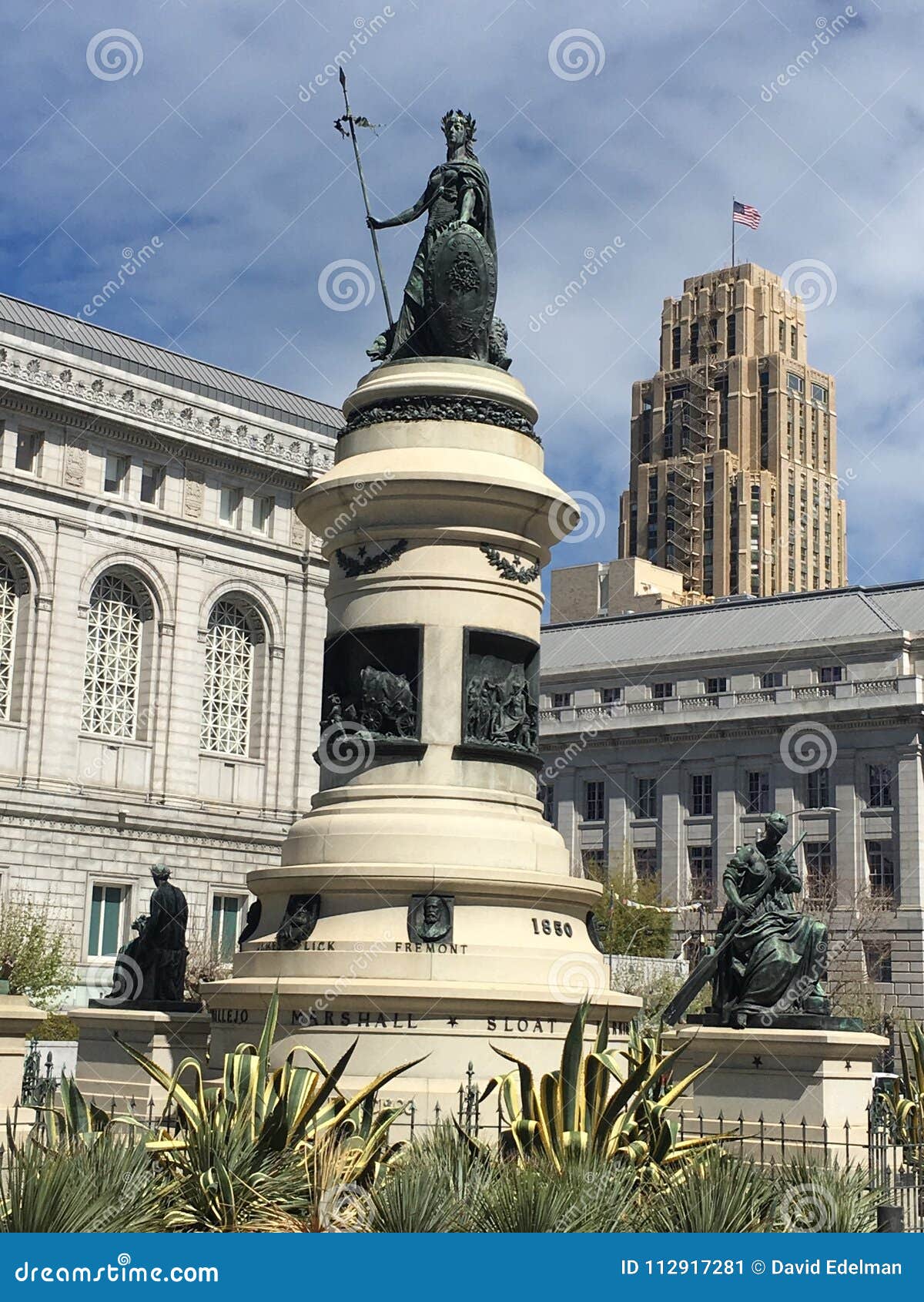 pioneer monument, san francisco civic center, 3.
