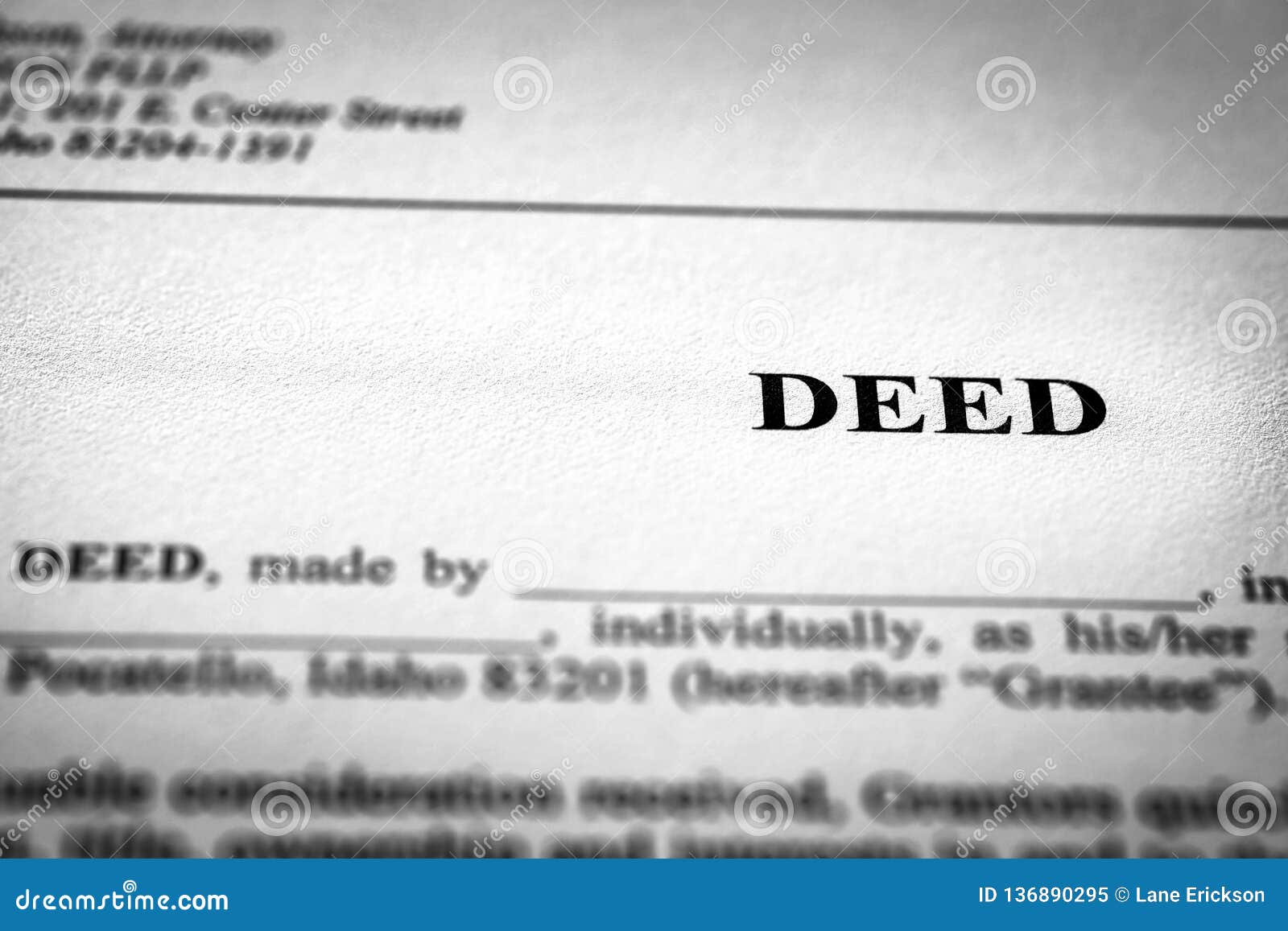 deed to real estate transfer title
