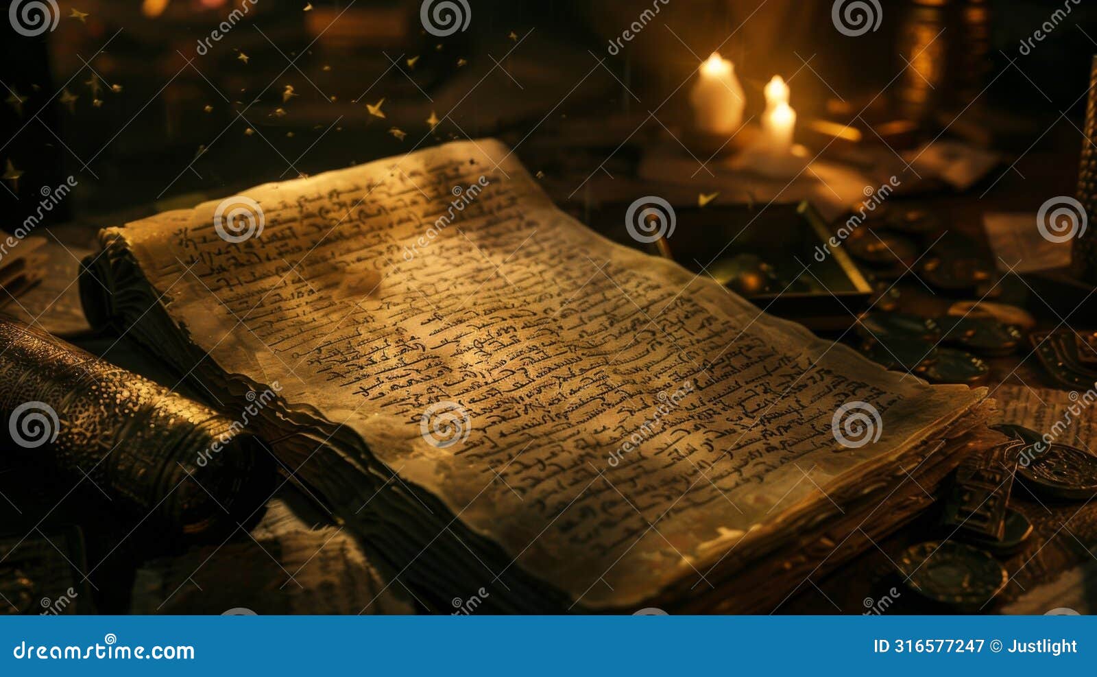deep within an ancient temple a group of treasure hunters discover a scroll written in a longforgotten language believed