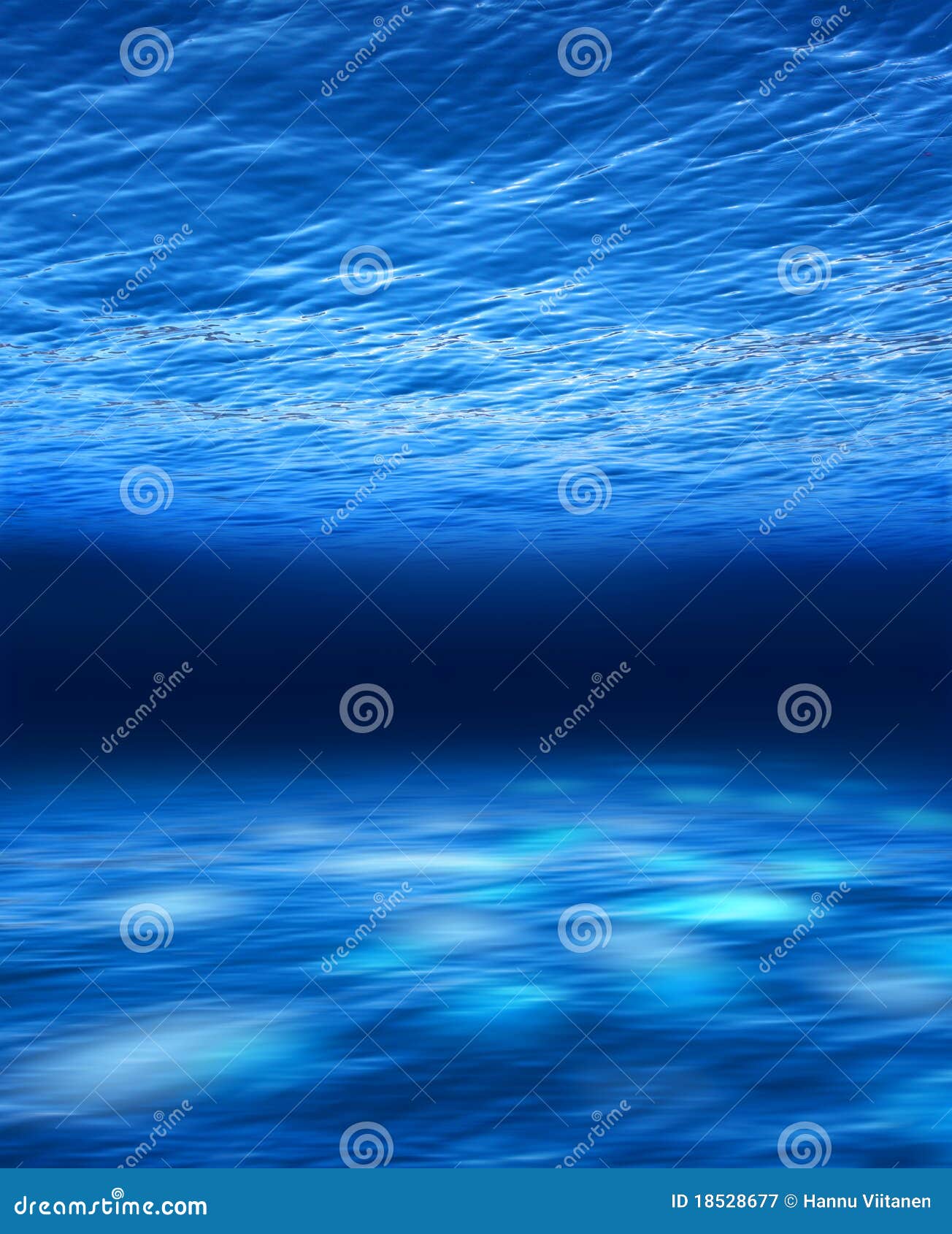 deep blue sea underwater