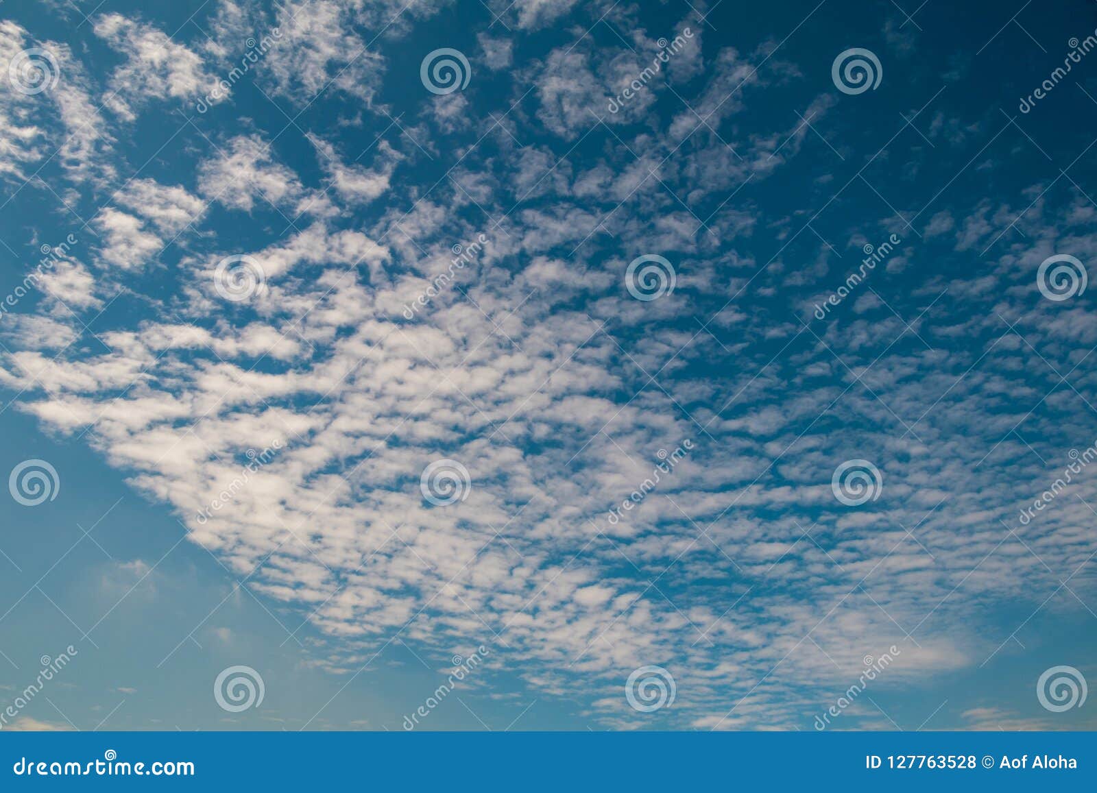 blue sky background with clouds.