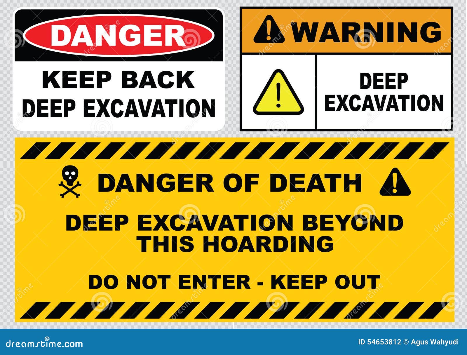 Deep Excavation Danger Signage Signage Wa Safety Work vrogue.co