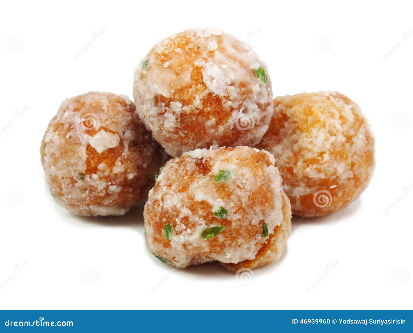 Deepfried Dough Ball with Soybean Filling Stock Photo Image of fried