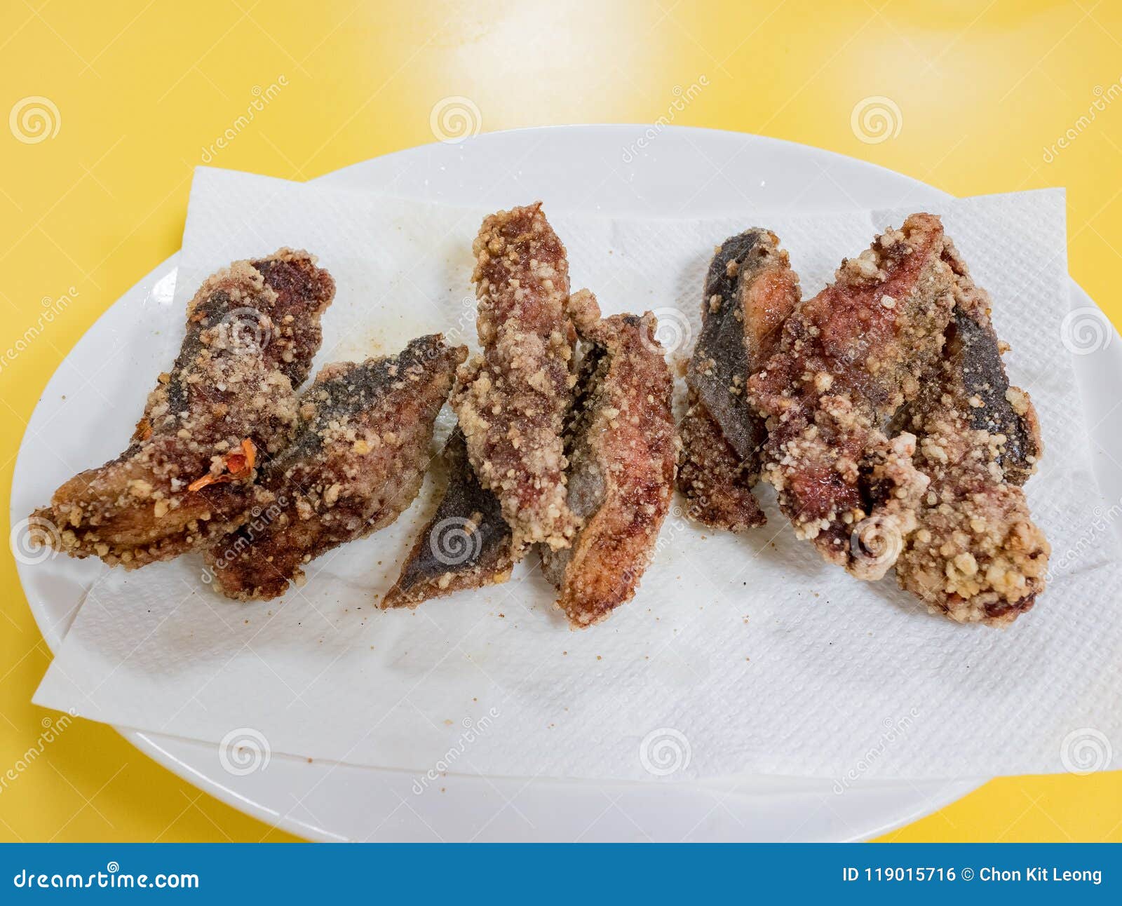 Deep fried eel fish stock photo. Image of close, beigan 119015716