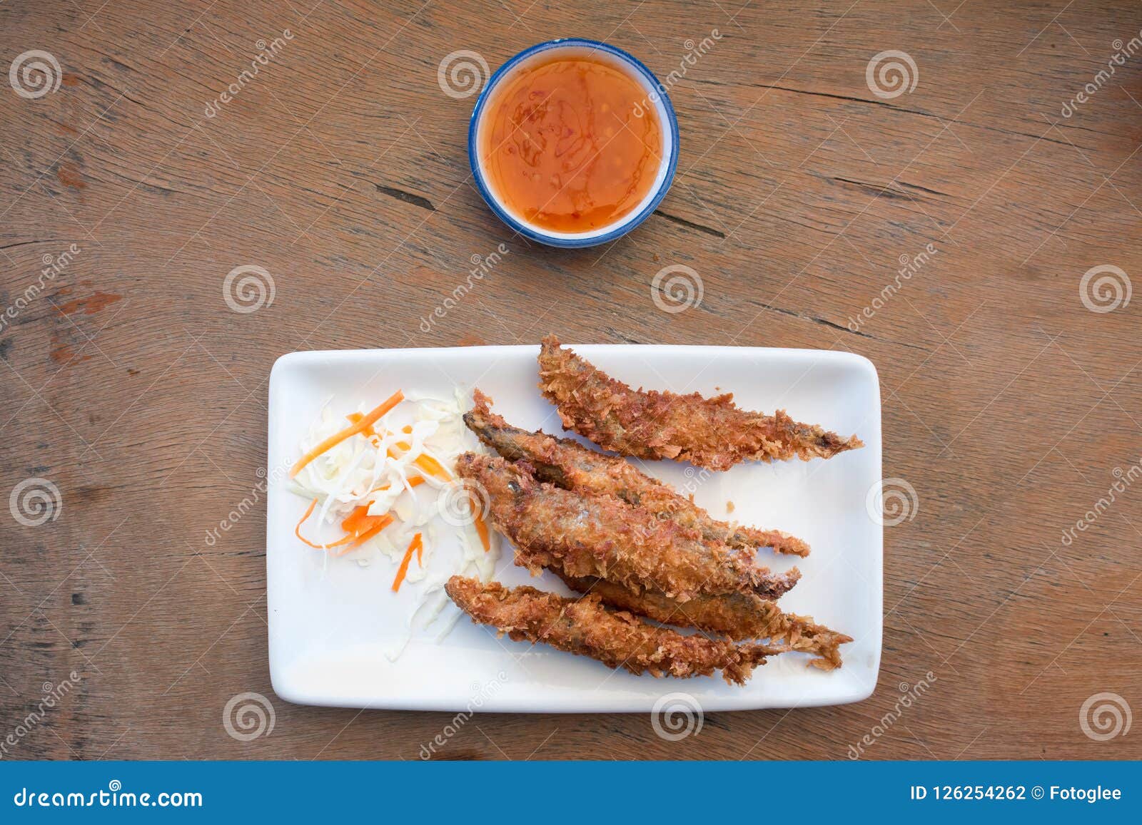 Deep Fried Egg Fish with Sauce Stock Photo Image of market, deep
